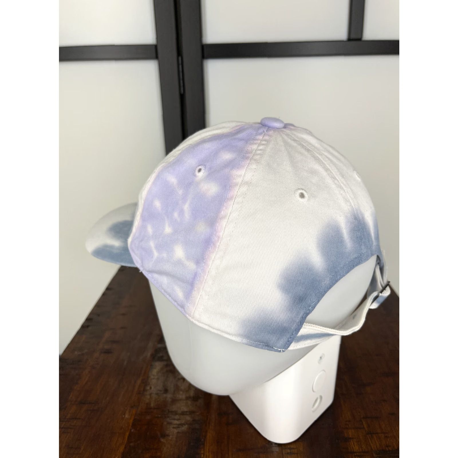 Adidas Adidas Hat Cap Strap Back Adult One Size White Blue Tie Dye 100% Cotton Twill Logo Snapback Unisex Adults Hat Mens Womens Boys Girls Size ONE SIZE - 5 Thumbnail