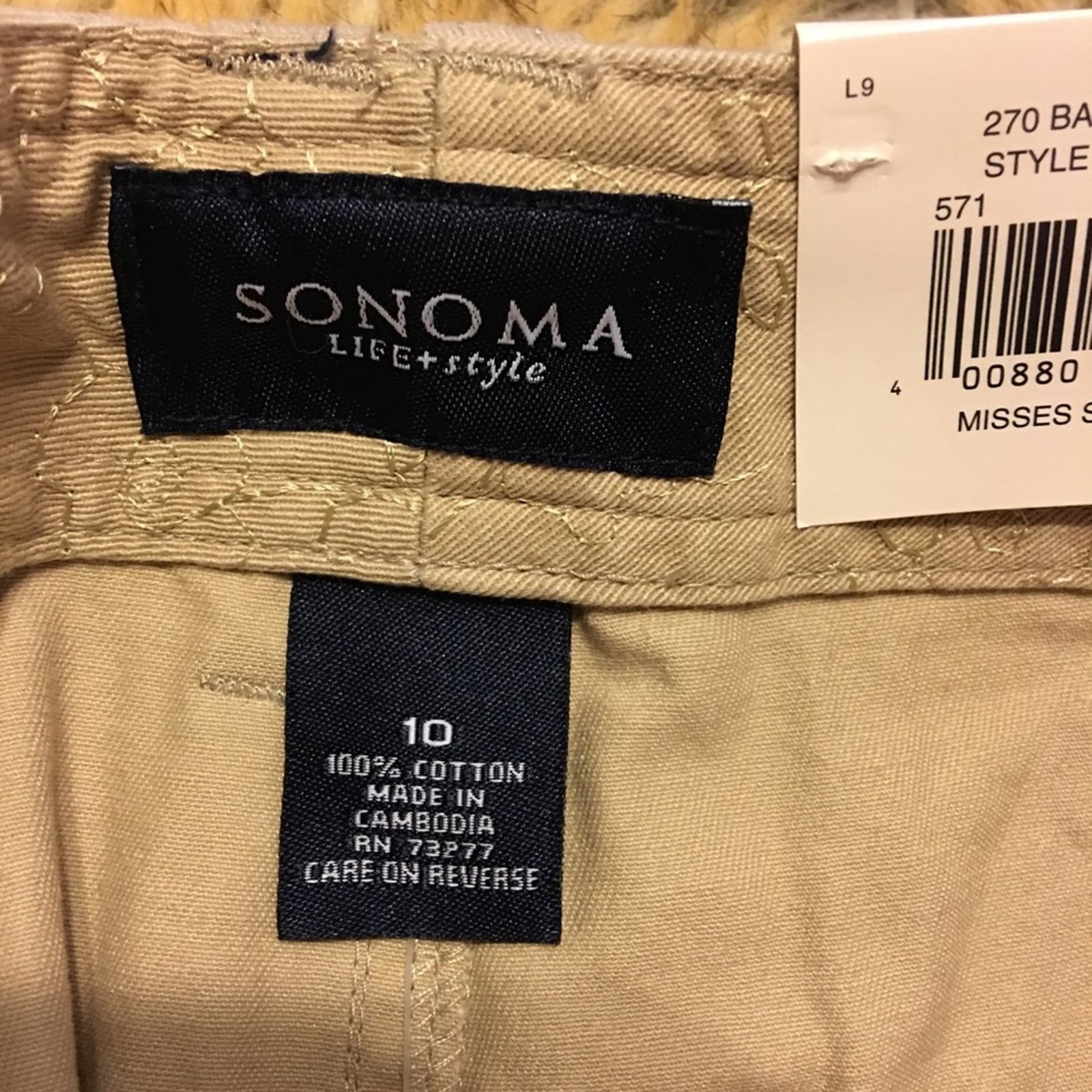 Sonoma Sonoma Lifestyle Capri NWT 10 Size 32" / US 10 / IT 46 - 5 Thumbnail