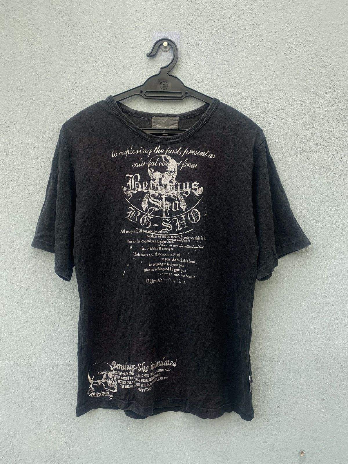 14th Addiction × Affliction × Revenge Vintage y2k Revenge Sho Skull Poem Tshirt Size US M / EU 48-50 / 2 - 1 Thumbnail