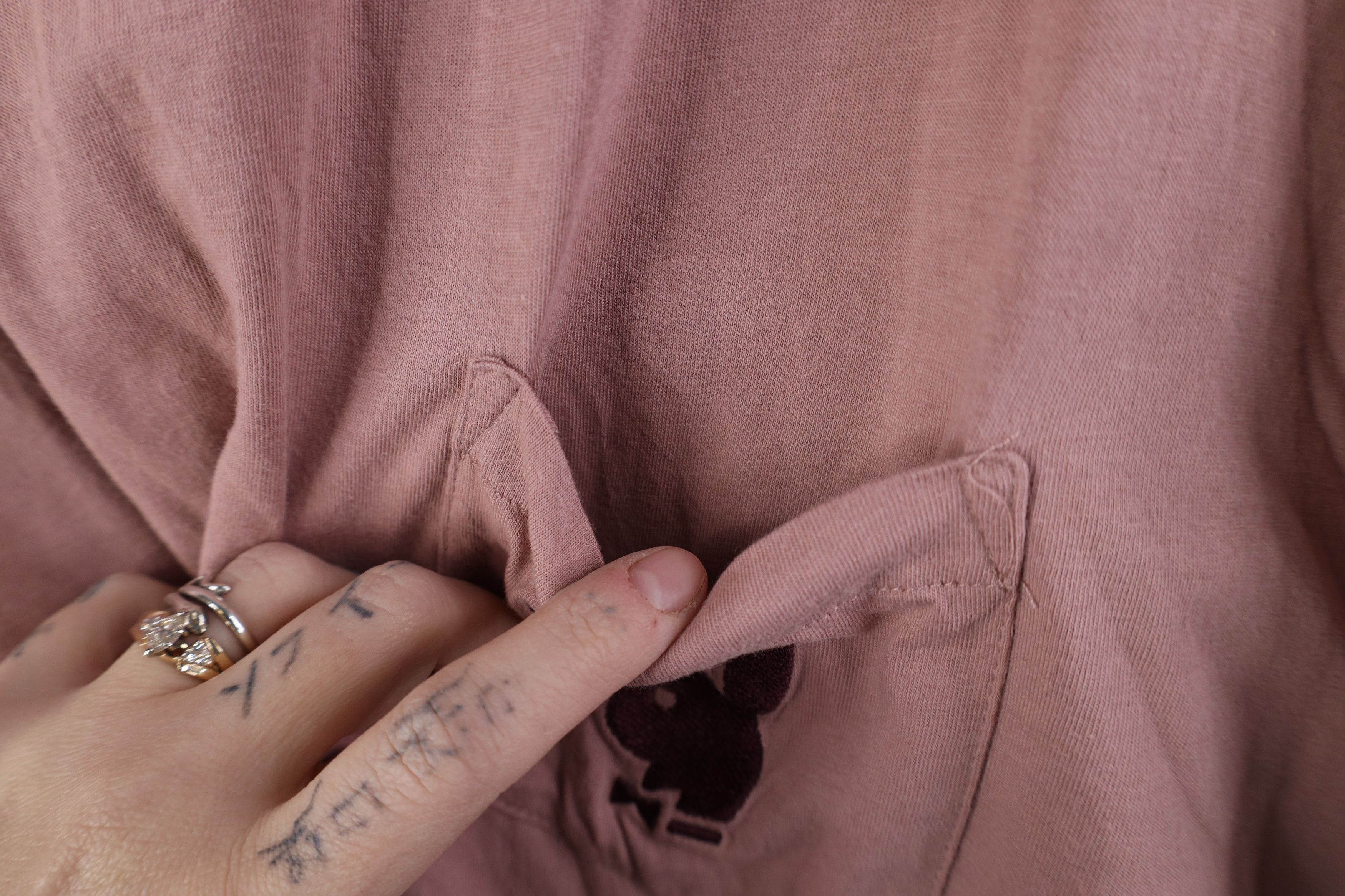 Playboy Pacsun x Playboy Bunny Pocket Short Sleeve T-Shirt Pink Size US XL / EU 56 / 4 - 6 Thumbnail