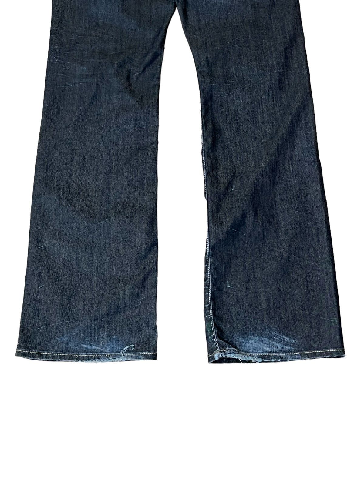 Japanese Brand SICK🔥MONARCHY BOOTSTRAP/FLARE LEG JEANS Size US 36 / EU 52 - 6 Thumbnail