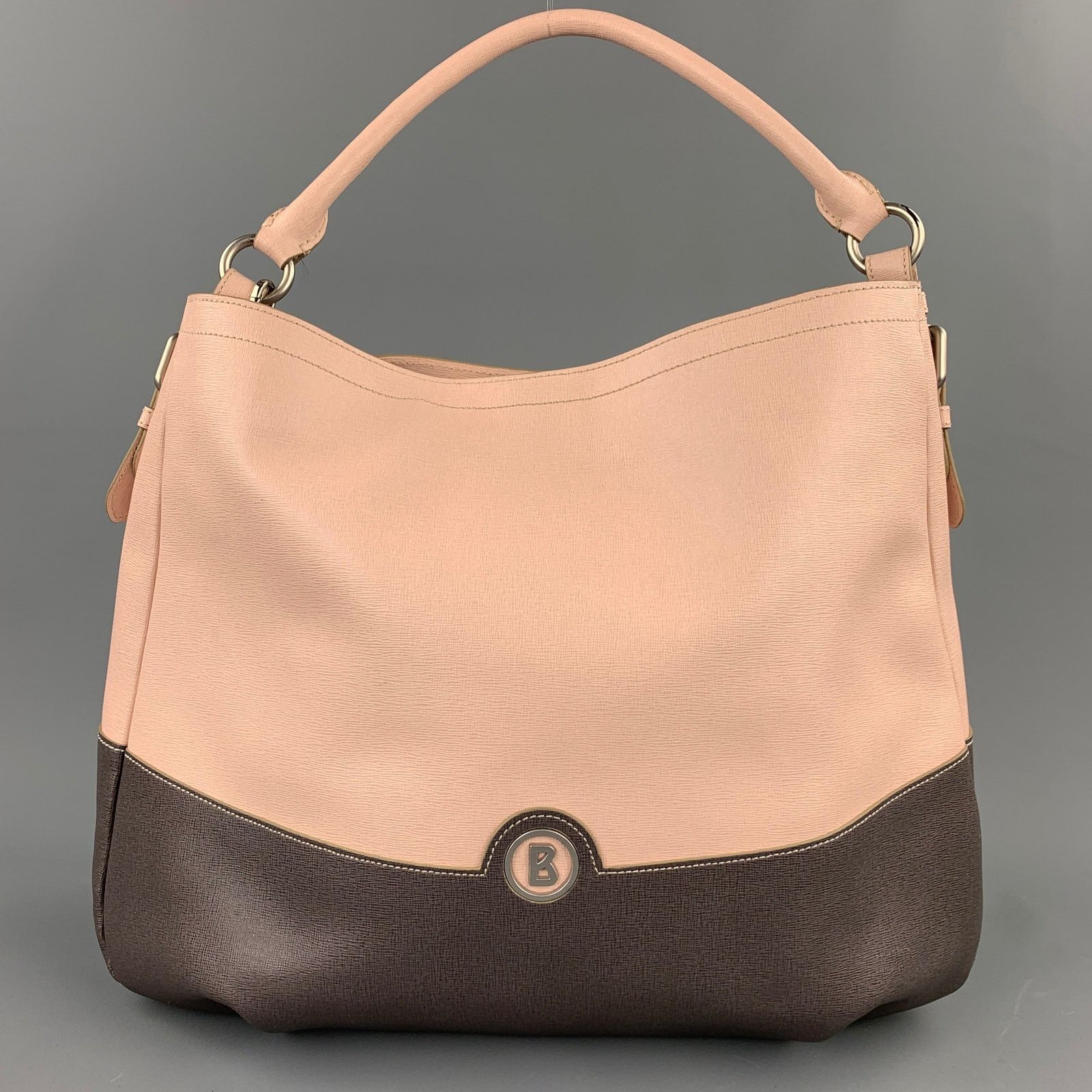 Other BEVINI Pink & Purple Color Block Leather Tote Handbag Size ONE SIZE - 1 Thumbnail