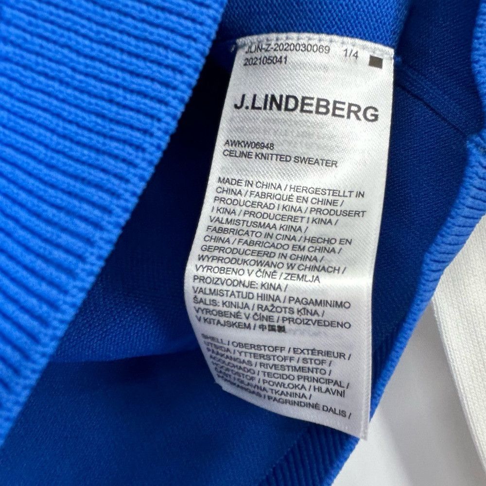 J.Lindeberg J LINDEBERG CELINE LADIES SWEATER NAUTICAL BLUE AWKW06948 Size XS / US 0-2 / IT 36-38 - 6 Thumbnail