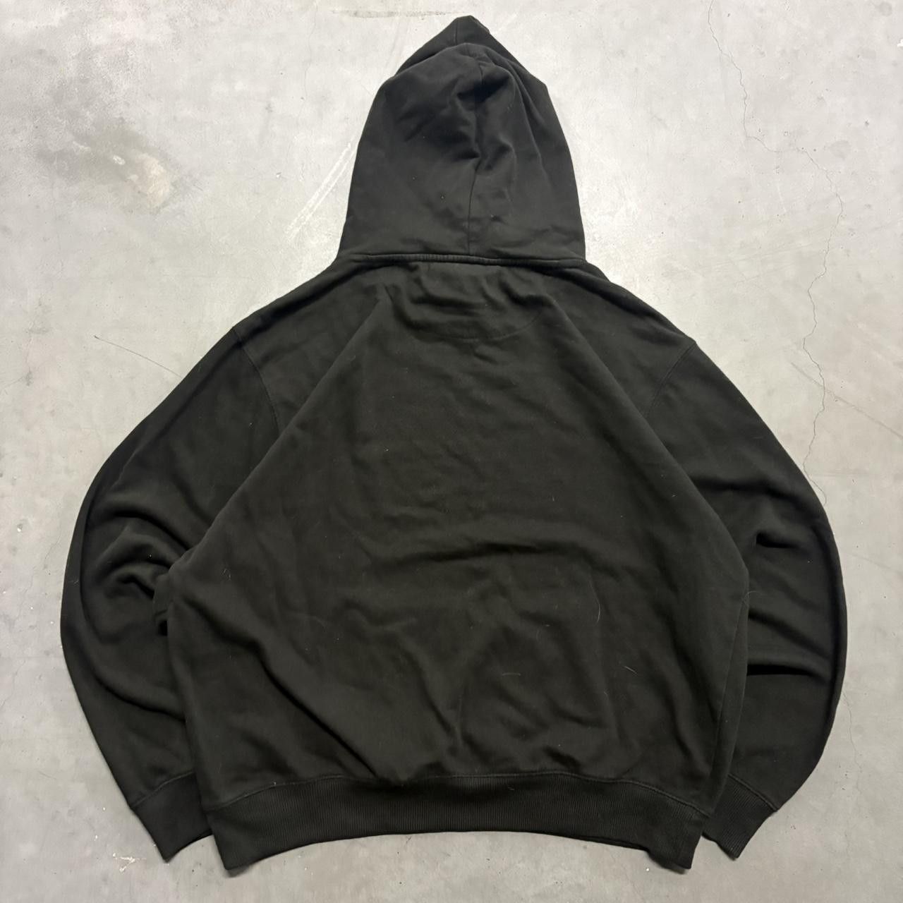Vintage Crazy Vintage Y2K/2000s Blank Minimalistic Black streetwear Hoodie! Size US XL / EU 56 / 4 - 2 Thumbnail