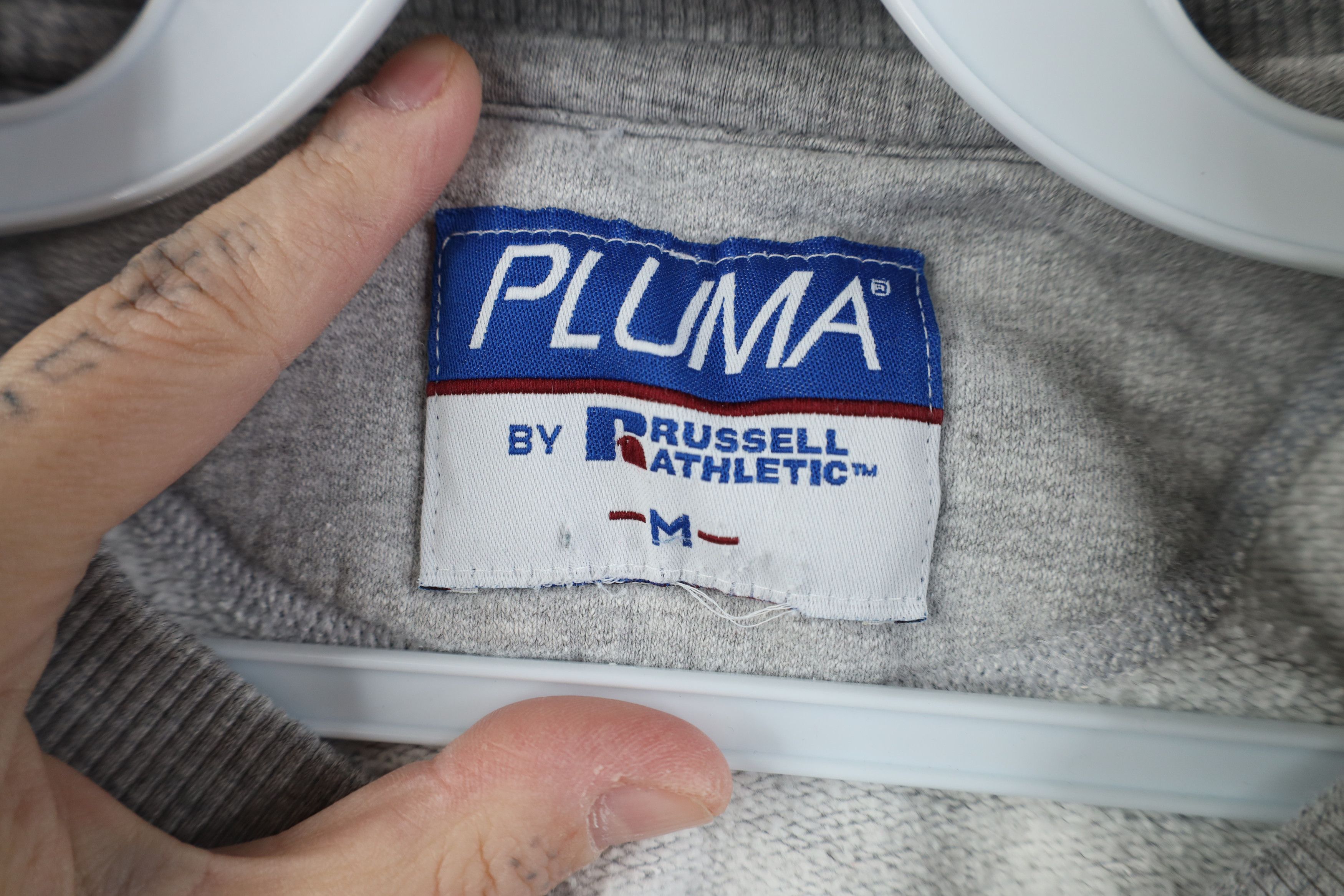 Russell Athletic Vintage 90s Russell Athletic Crewneck Sweatshirt Gray Size M / US 6-8 / IT 42-44 - 5 Thumbnail