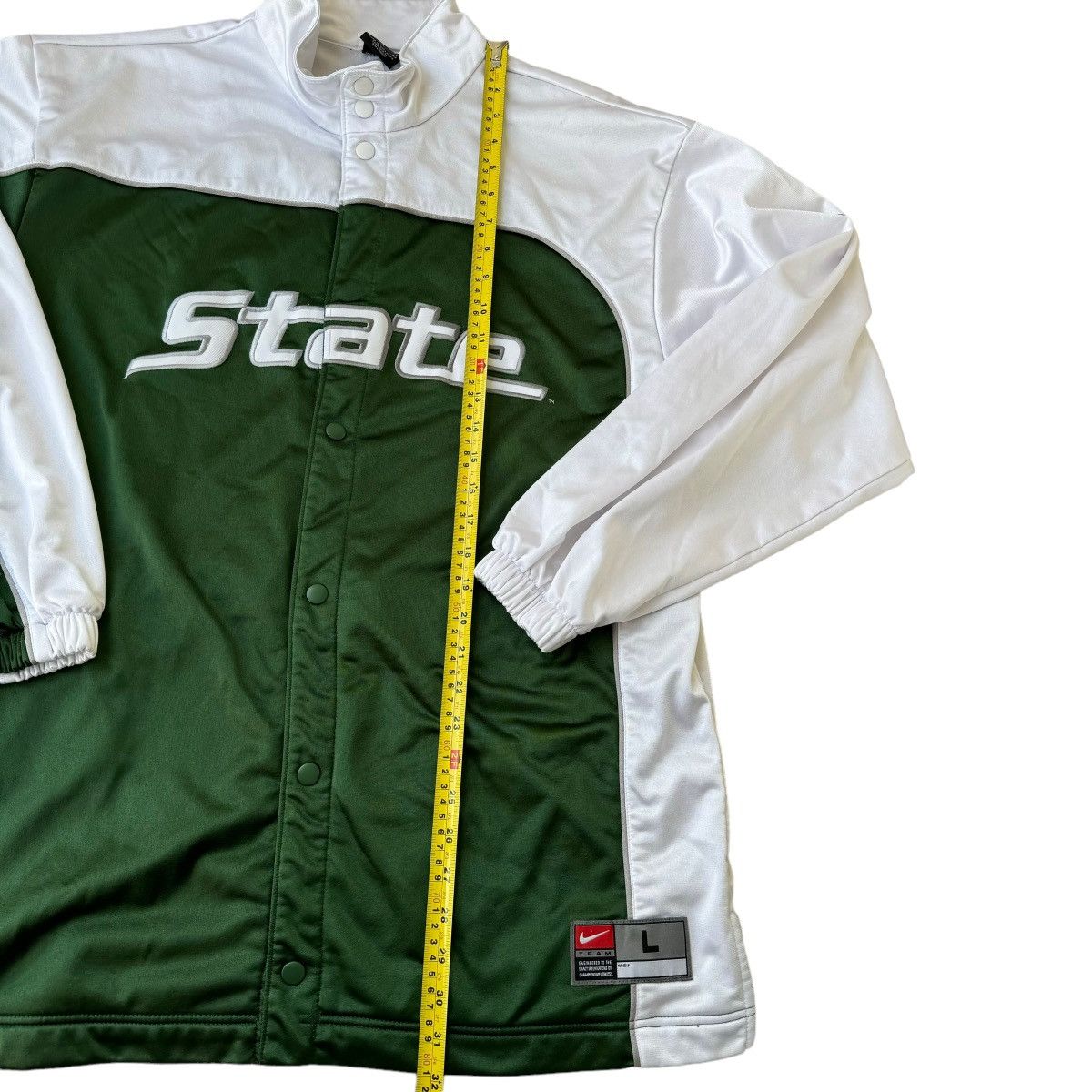 Nike × Vintage NIKE Michigan State University Spartans Vintage Jacket Y2K Size US L / EU 52-54 / 3 - 6 Thumbnail