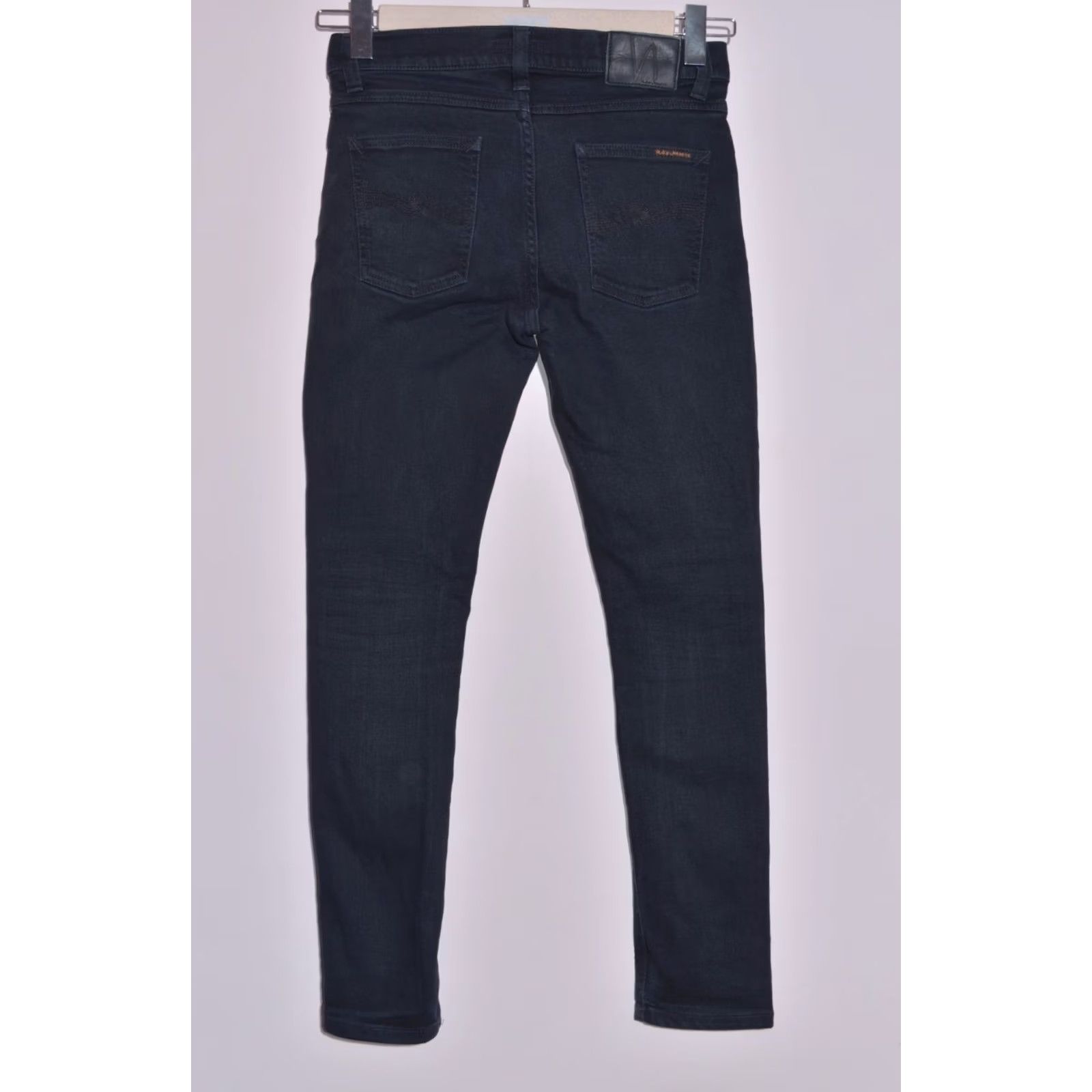 Nudie Jeans Nudie Jeans Lean Dean Dry Ever Black Slim Fit Stretch Organic Denim W30 L30 Jeans Mens Slim Size US 30 / EU 46 - 3 Thumbnail