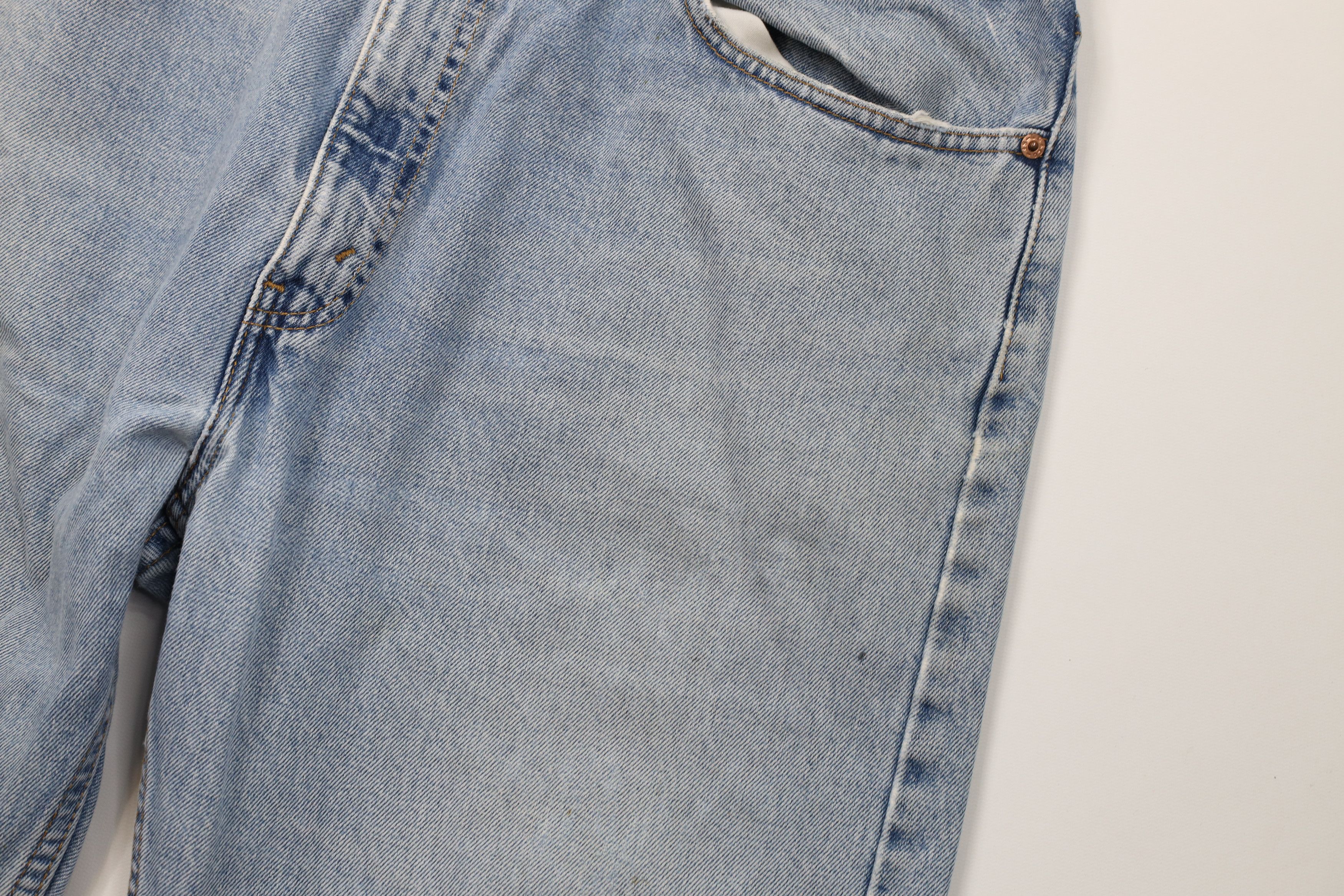 Levi's Vintage Y2K 2001 Levis 505 Regular Straight Leg Jeans Blue Size US 38 / EU 54 - 8 Thumbnail
