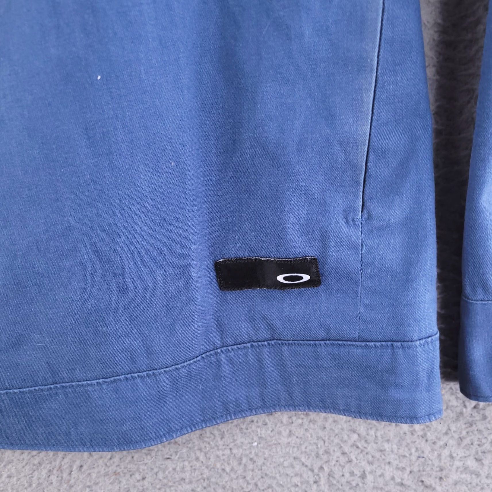 Oakley Oakley Jacket Mens 2XL Blue Bomber Zip Cotton Slim Fit Size US XXL / EU 58 / 5 - 2 Thumbnail