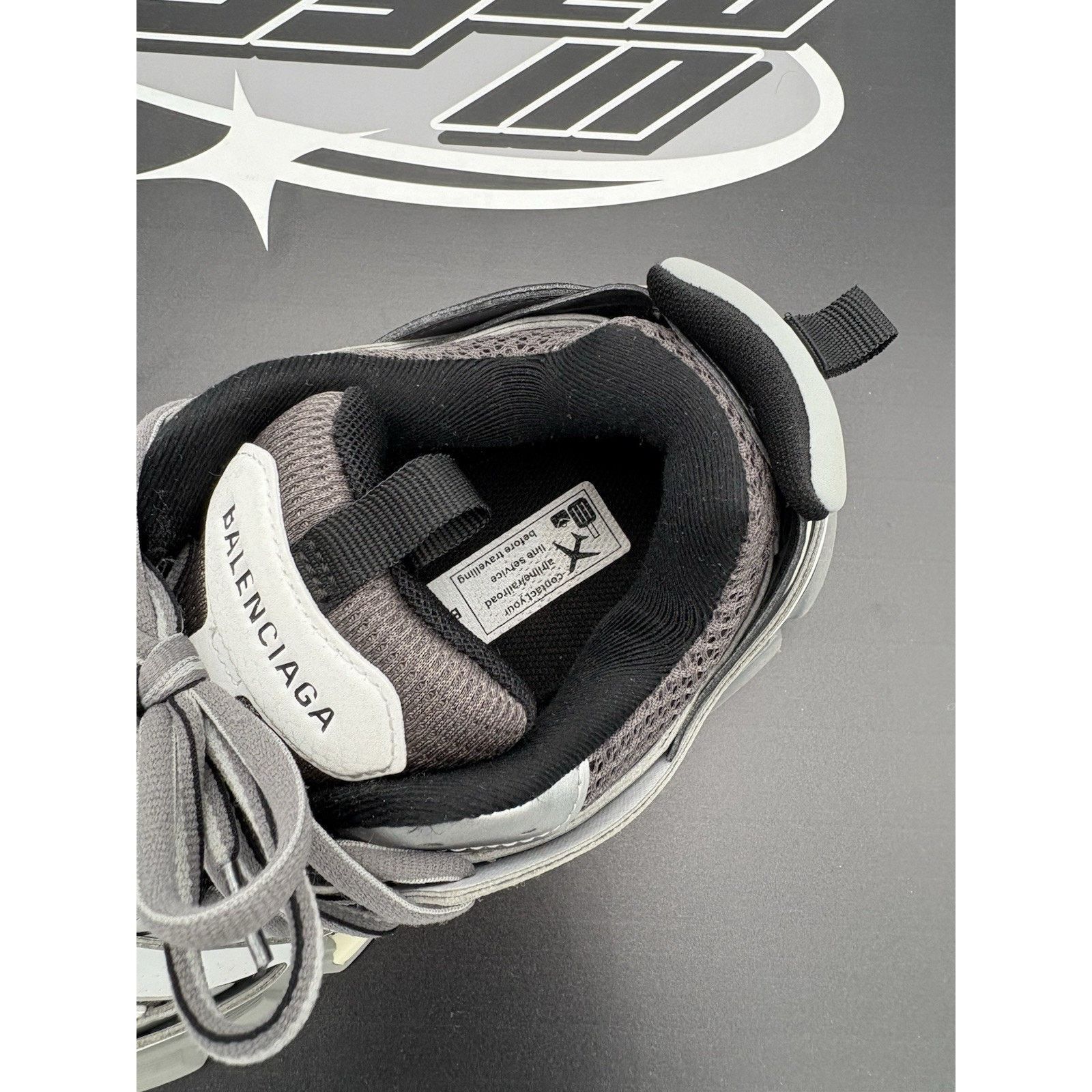 Balenciaga Balenciaga Track LED Sneaker ' Silver, Grey ' | GREAT COND! Size US 7 / EU 40 - 13 Thumbnail