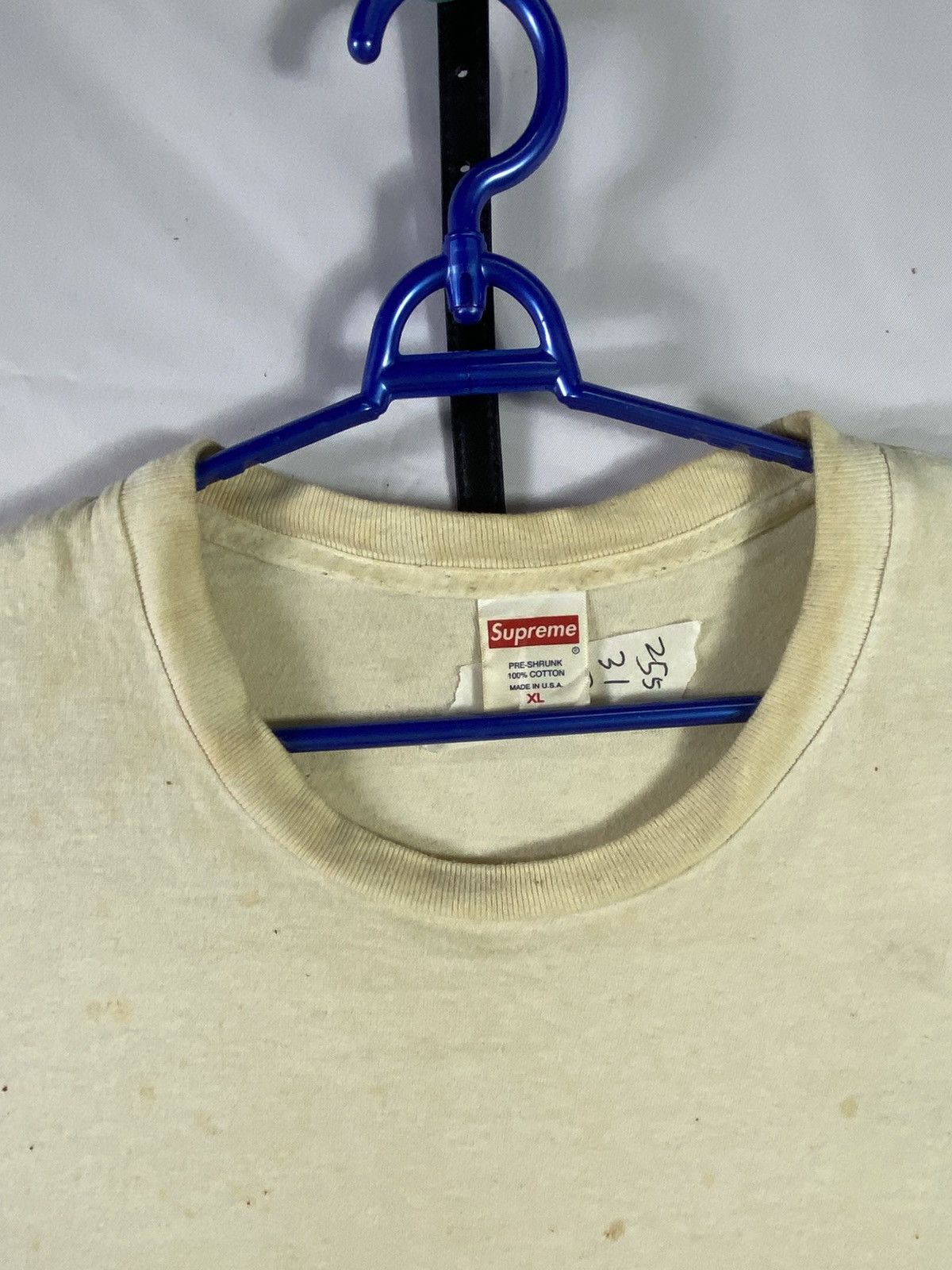 Supreme Supreme long sleeve plain distressed style size XL Size US XL / EU 56 / 4 - 3 Thumbnail