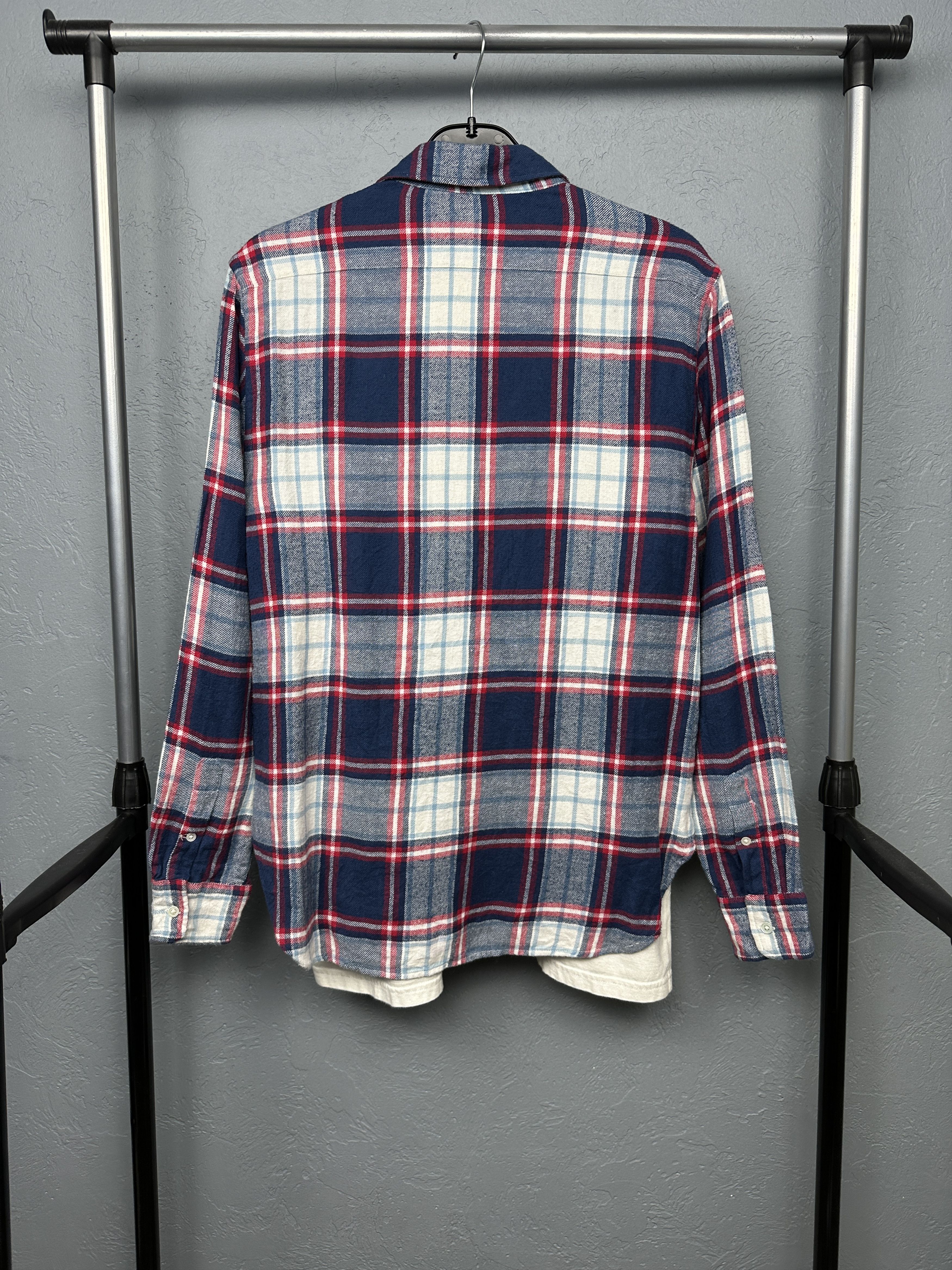 Flannel × Polo Ralph Lauren × Ralph Lauren Polo Ralph Lauren Womens Flannel Plaid Shirt Size M / US 6-8 / IT 42-44 - 6 Thumbnail