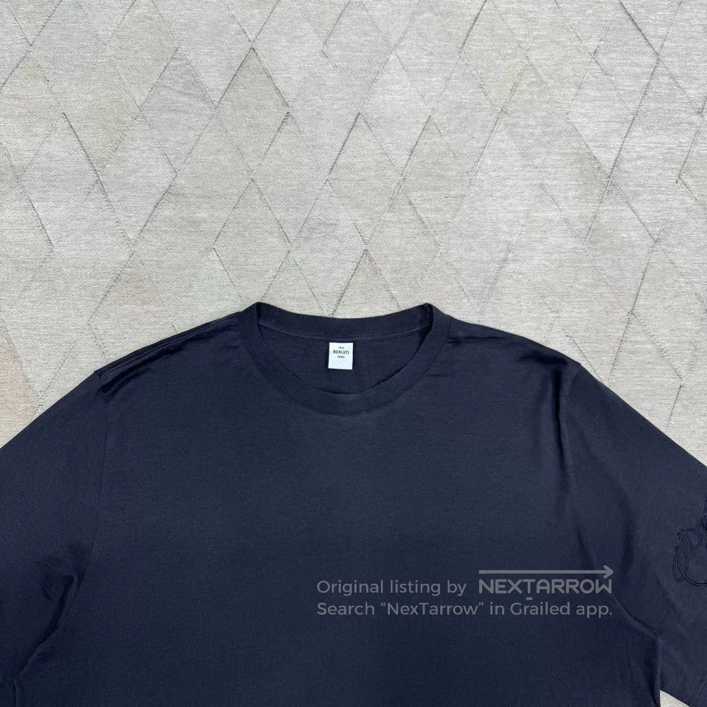 Berluti Berluti Cuff Embroidery T-Shirt. Size US XXL / EU 58 / 5 - 2 Thumbnail