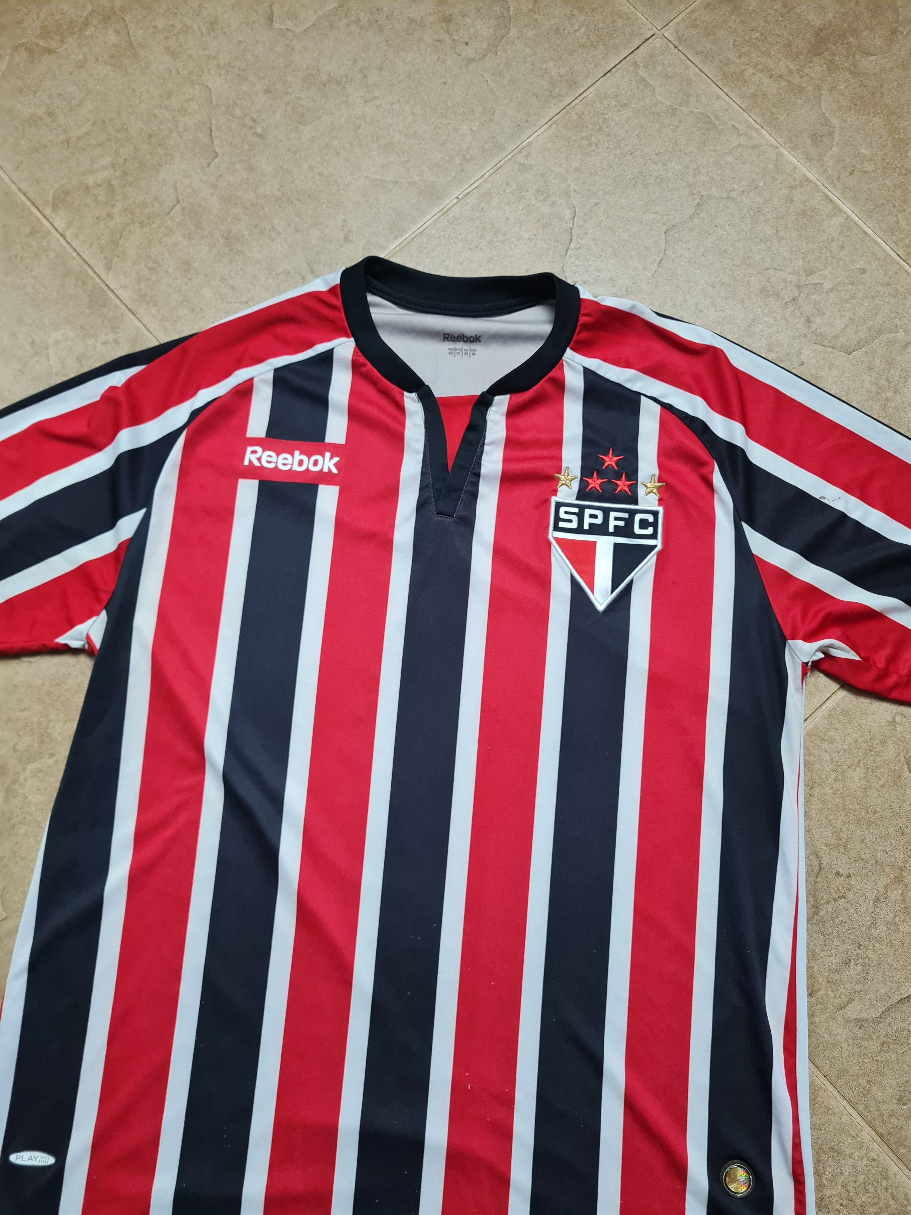Reebok Football Jersey Rare REEBOOK São Paulo FC 2010 Soccer Shirt Size US M / EU 48-50 / 2 - 3 Thumbnail