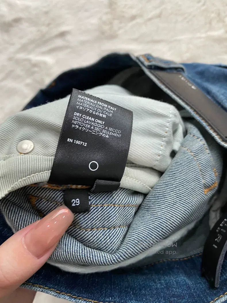 Amiri Amiri Washed blue denim jeans Size US 29 - 5 Thumbnail