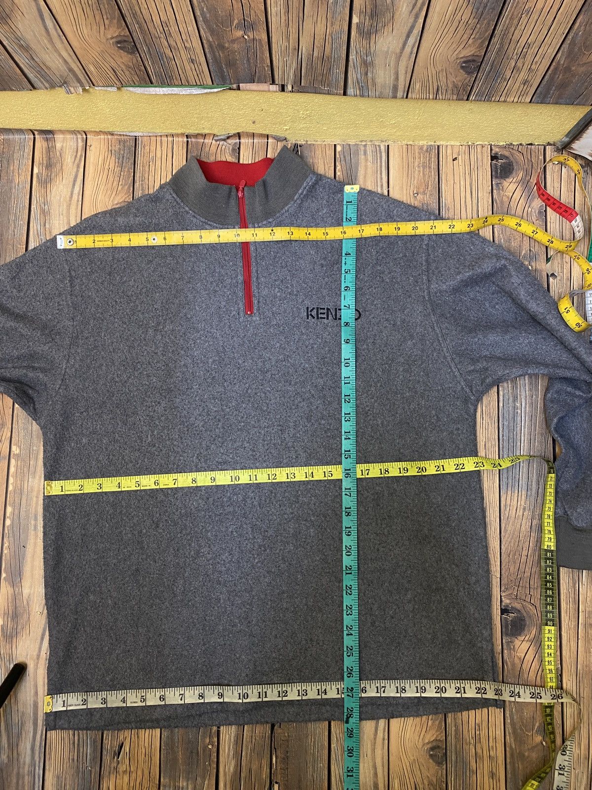 Kenzo Kenzo golf half zipper sweatshirt Size US L / EU 52-54 / 3 - 8 Thumbnail
