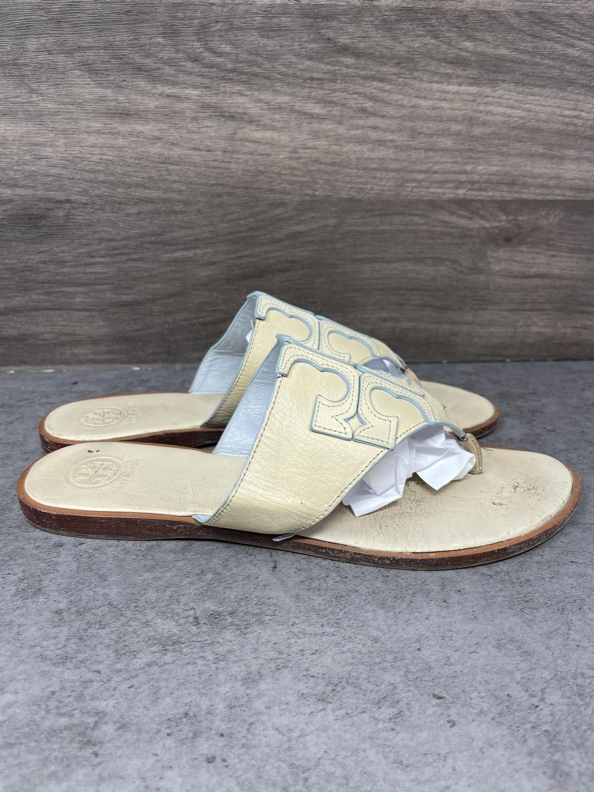 Other Tory Burch Sandals Womens Size 10.5 Jamie Full Logo Thong Size US 10.5 / IT 40.5 - 5 Thumbnail
