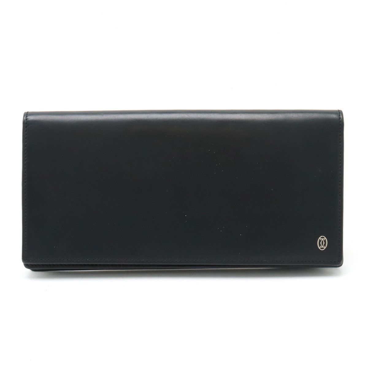 Cartier Cartier Cartier Pasha de Cartier Bifold Long Wallet Black Leather Leather Long Wallet L3000440 in Very Good Condition Size ONE SIZE - 1 Thumbnail