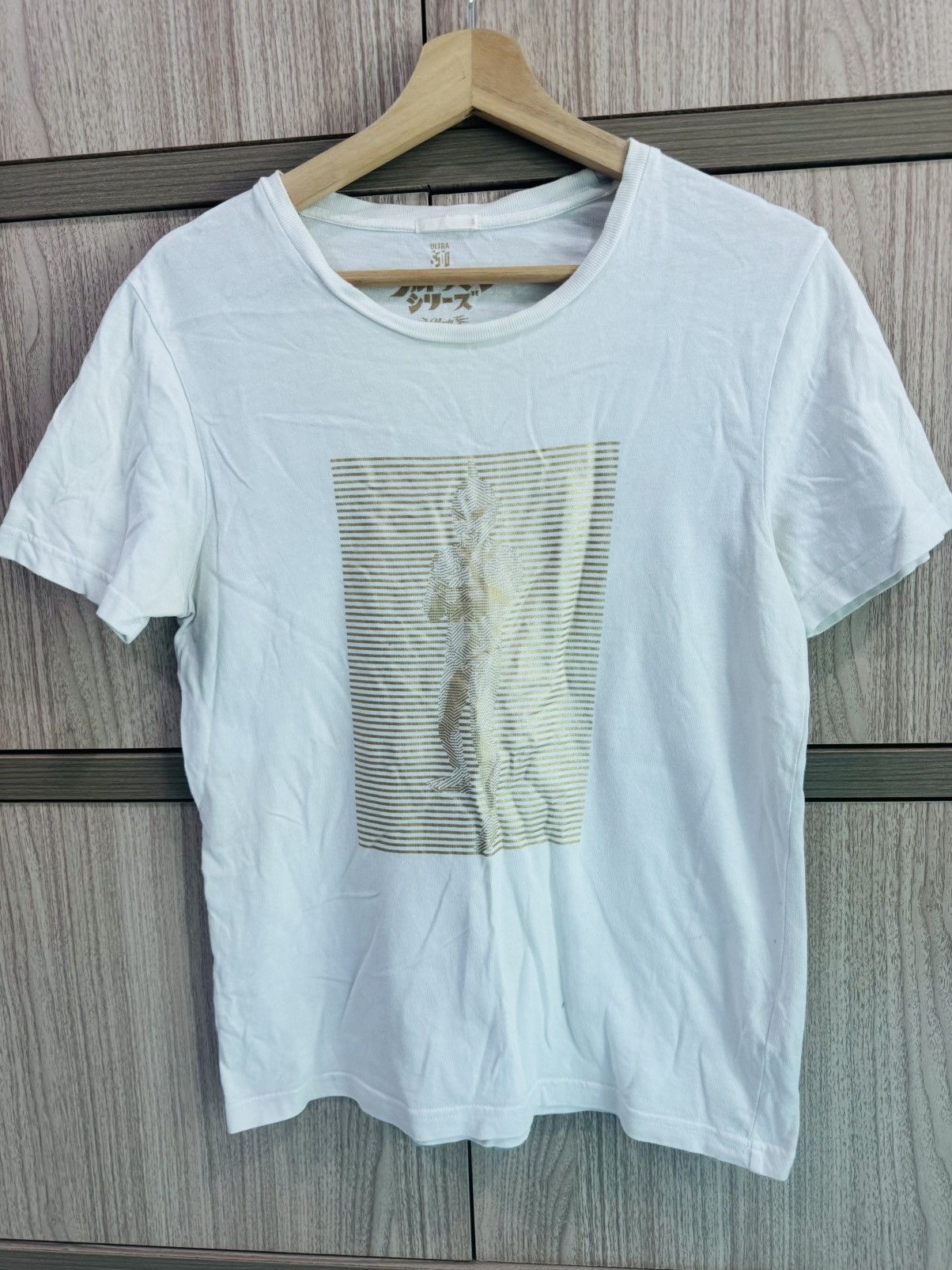 Japanese Brand ULTRAMAN Gold Print Tee Size US S / EU 44-46 / 1 - 1 Thumbnail