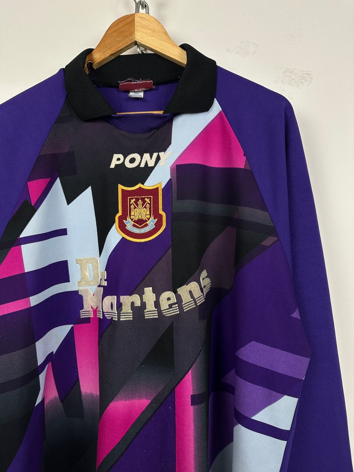 PONY 1997/99 Pony West Ham United Vintage Goalkeeper Rare Jersey Size US L / EU 52-54 / 3 - 5 Thumbnail