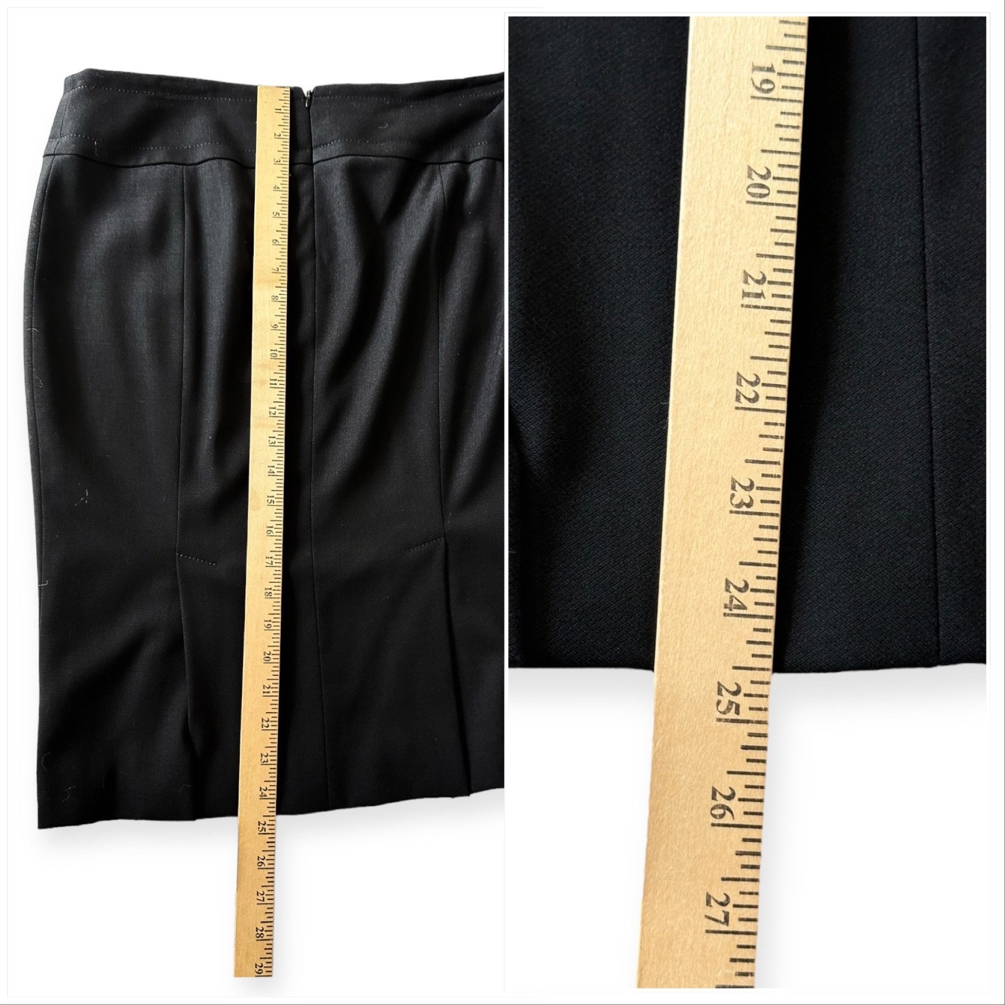 Dolce & Gabbana Dolce & Gabbana Black Virgin Wool Pencil Skirt IT 46 Size 32" / US 10 / IT 46 - 11 Thumbnail