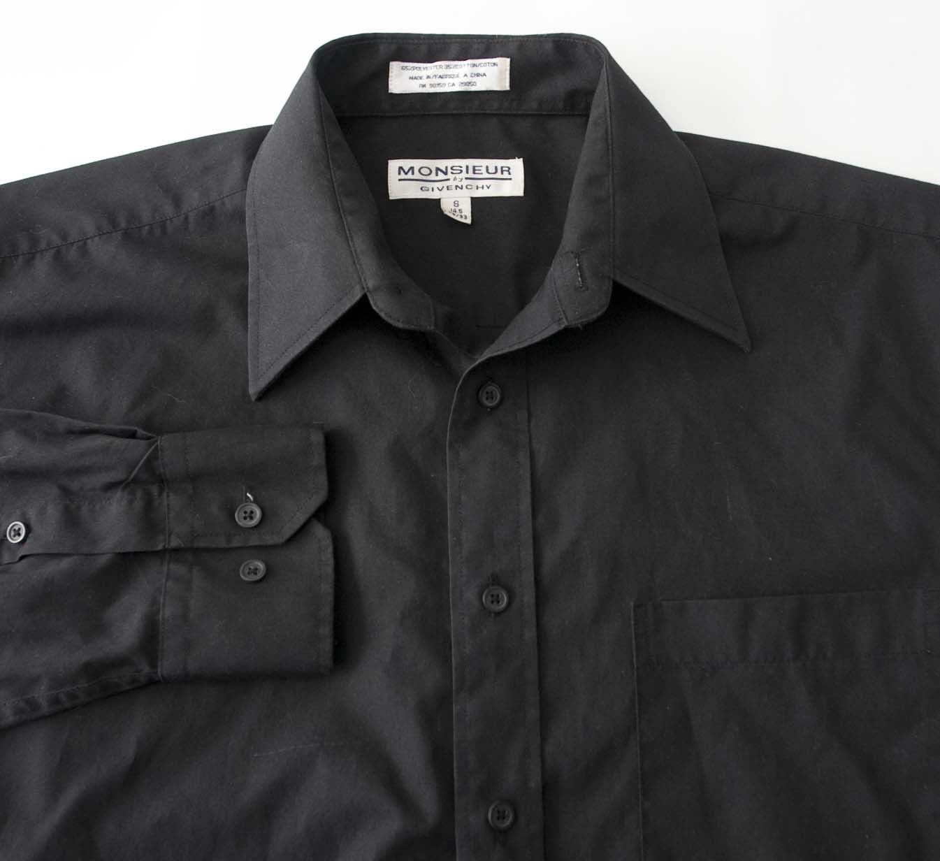 Givenchy Givenchy Monsieur Shirt Size 14.5/ S Black Size US S / EU 44-46 / 1 - 2 Thumbnail
