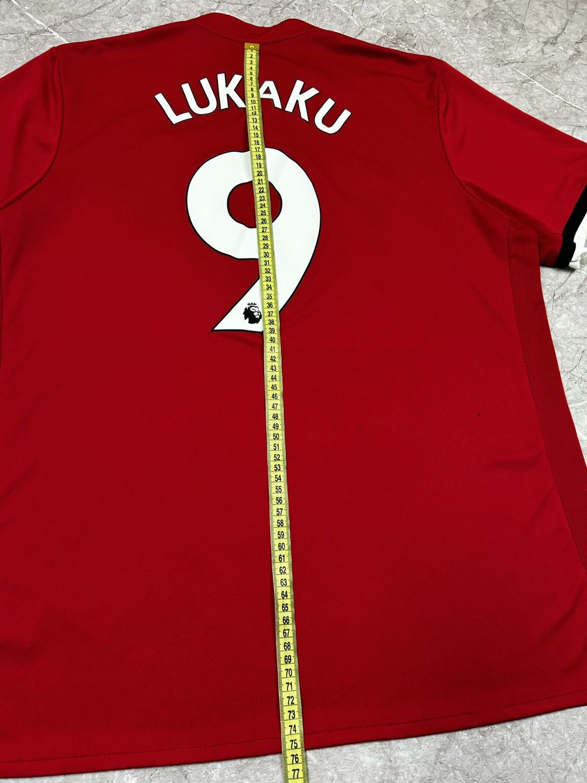 Adidas ADIDAS MANCHESTER UNITED 2018 LUKAKU FOOTBALL SOCCER JERSEY Size US XL / EU 56 / 4 - 14 Thumbnail