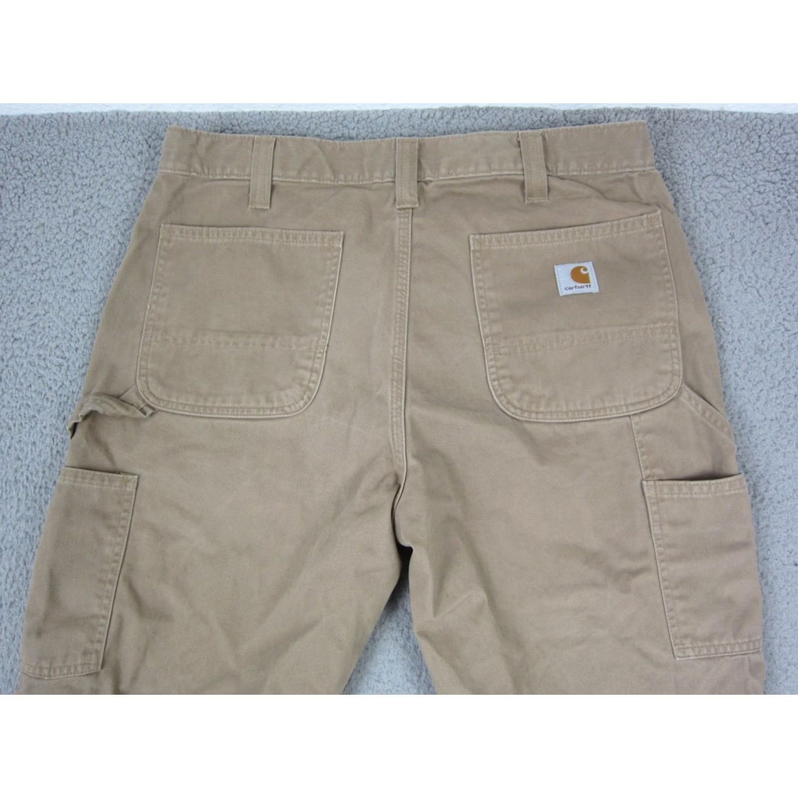 Carhartt Carhartt Pants Mens 36x34 Brown Relaxed Fit Straight Twill Workwear Pants Size US 36 / EU 52 - 3 Thumbnail