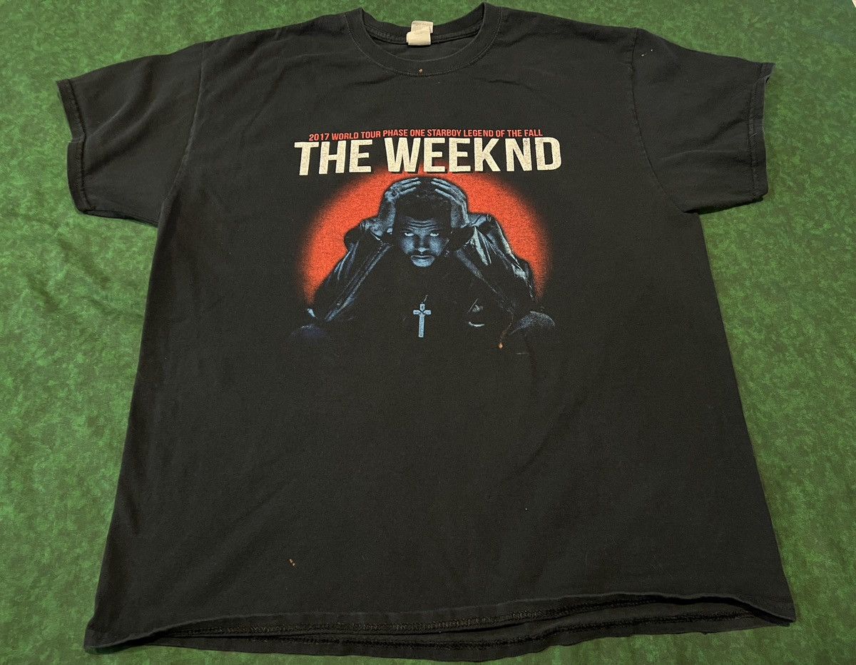 The Weeknd The Weekend Starboy: Legend of the Fall 2017 Tour Dates Tee Size US XL / EU 56 / 4 - 1 Thumbnail