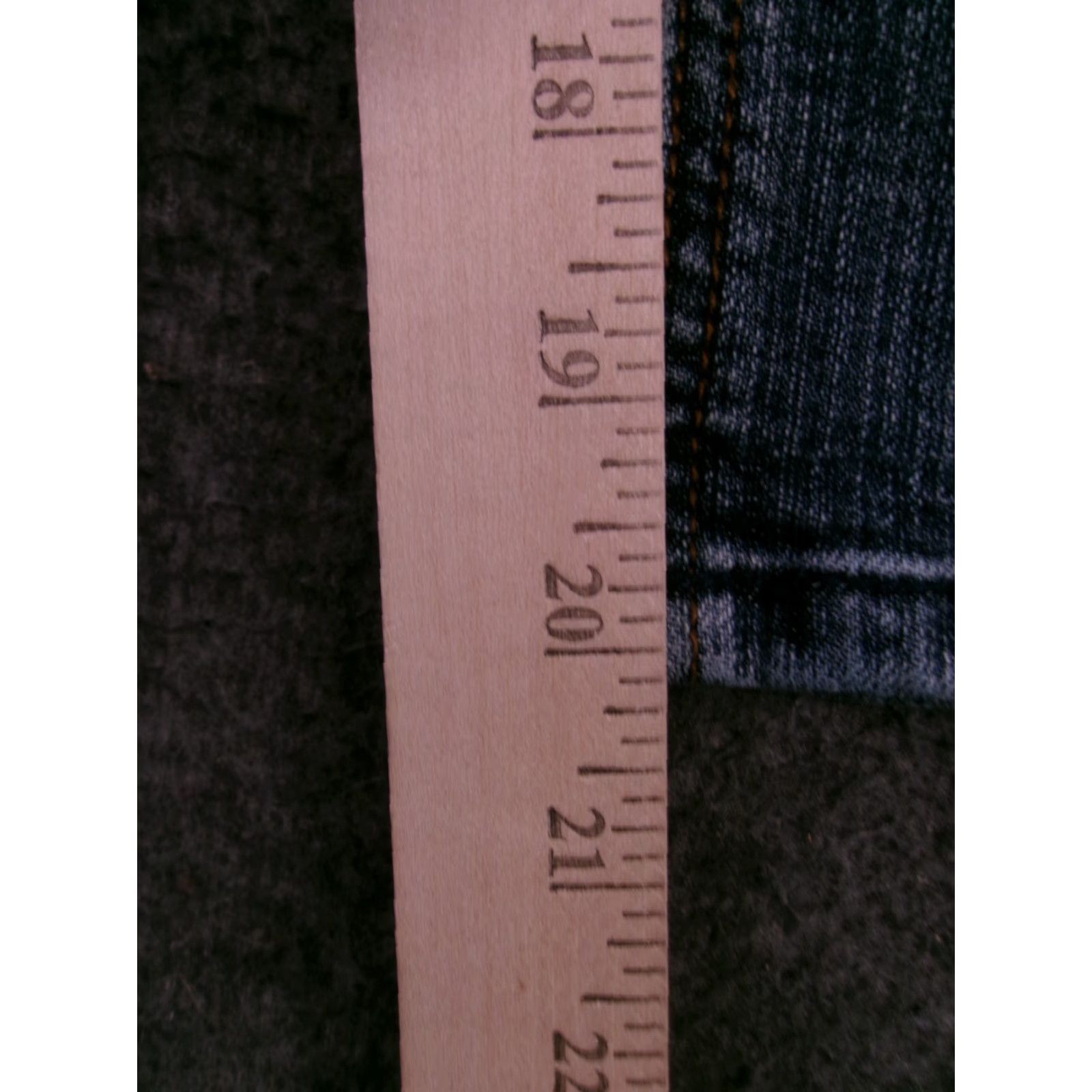 Vintage VINTAGE American Rag Cie Jeans Womens 11 Blue Straight Leg Capri Mid Rise Medium Wash Jeans Womens 11 Blue Straight Workwear 80s 90s USA Mens Womens Size 32" / US 10 / IT 46 - 6 Thumbnail