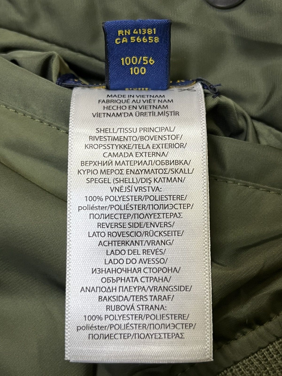 Polo Ralph Lauren POLO RALPH LAUREN kids us army reversible bomber jacket Size US XXS / EU 40 - 17 Thumbnail