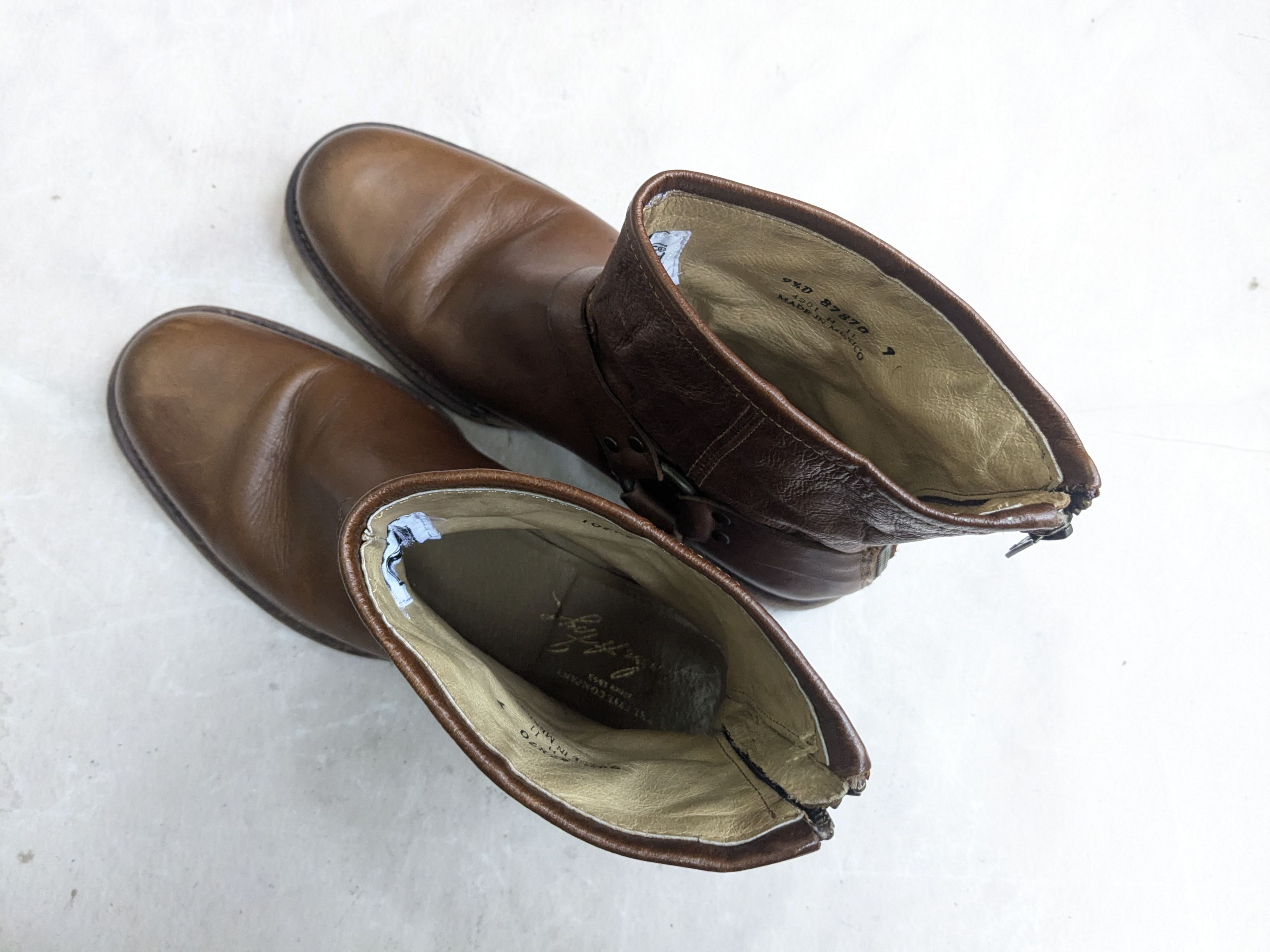 Frye Frye Harness Brown Leather 9.5 Leather Buckle Punk Size US 9.5 / EU 42-43 - 13 Thumbnail
