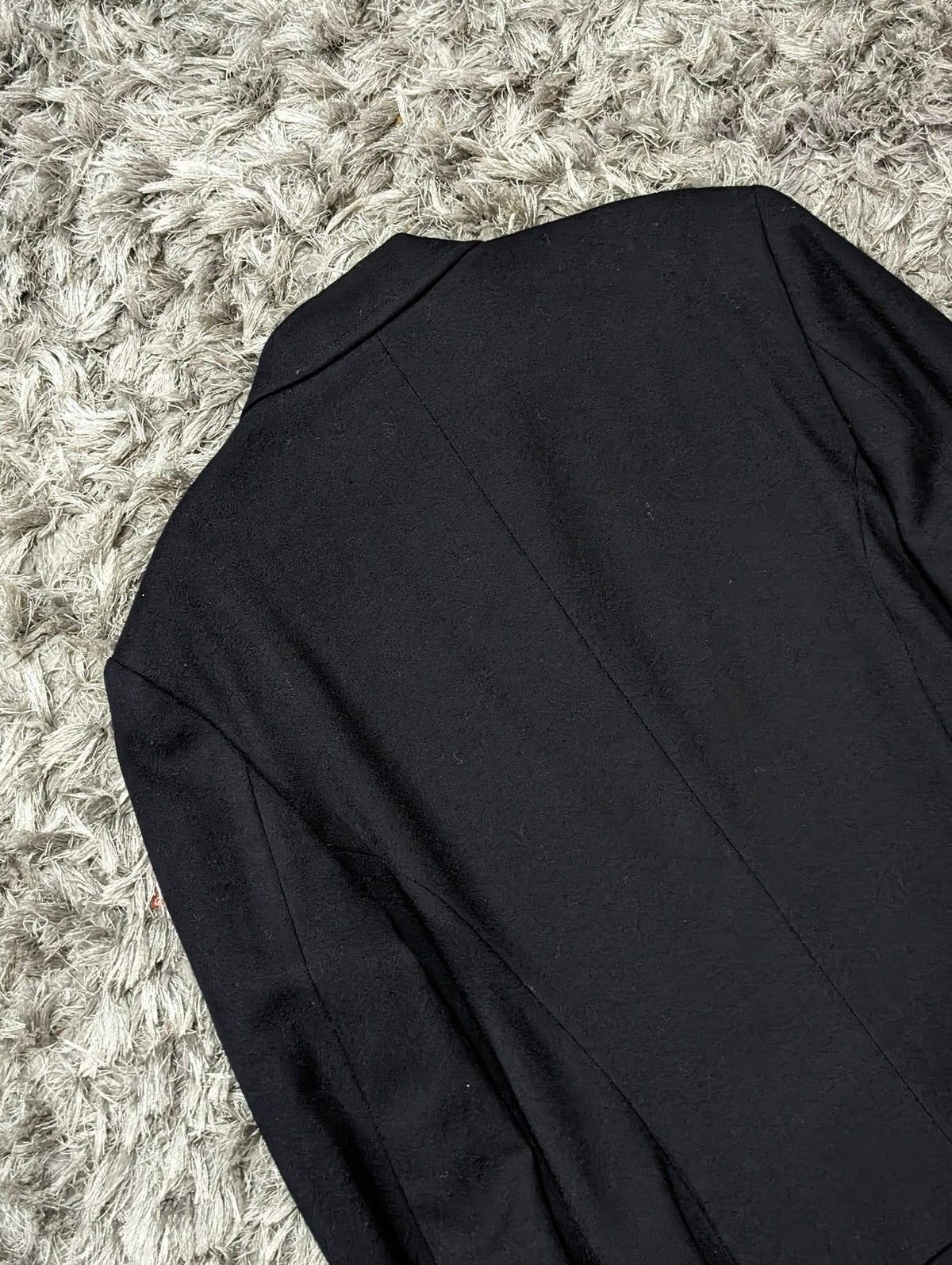 Comme des Garcons × Rei Kawakubo × Vintage 🔥Vintage AD1990 CdG TRICOT Wool Nice Design Blazer Size 36R - 9 Thumbnail