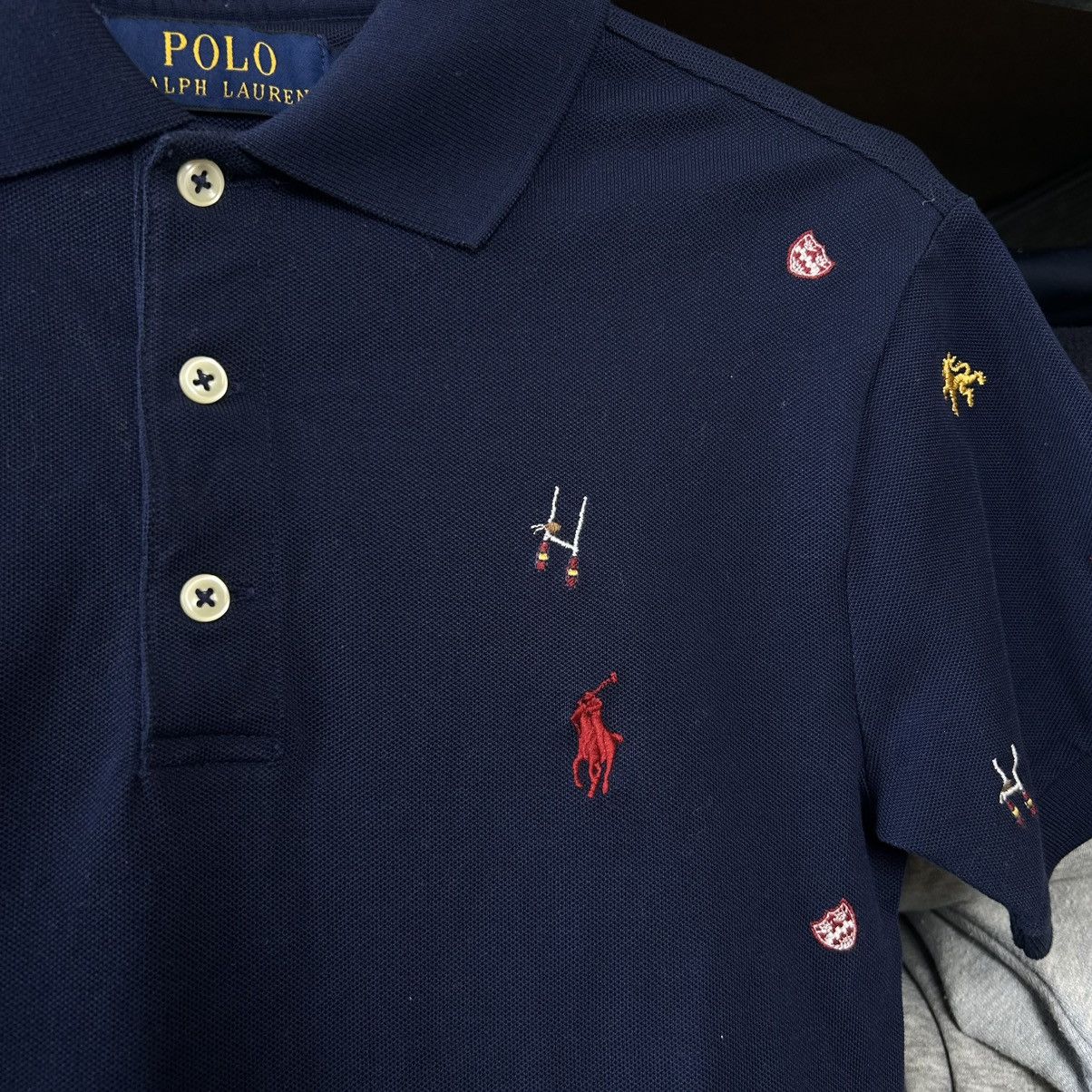 Polo Ralph Lauren Mens Polo Ralph Lauren Monogrammed y2k polo size XS Size US XS / EU 42 / 0 - 3 Thumbnail