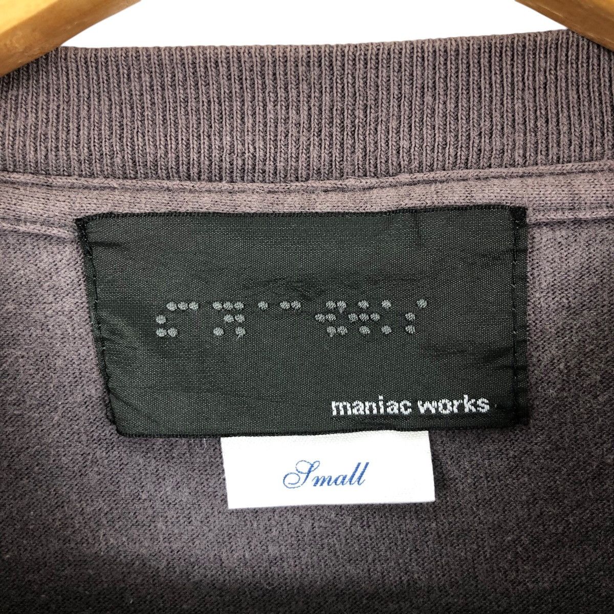 Vintage MANIAC WORKS T Shirt Size S