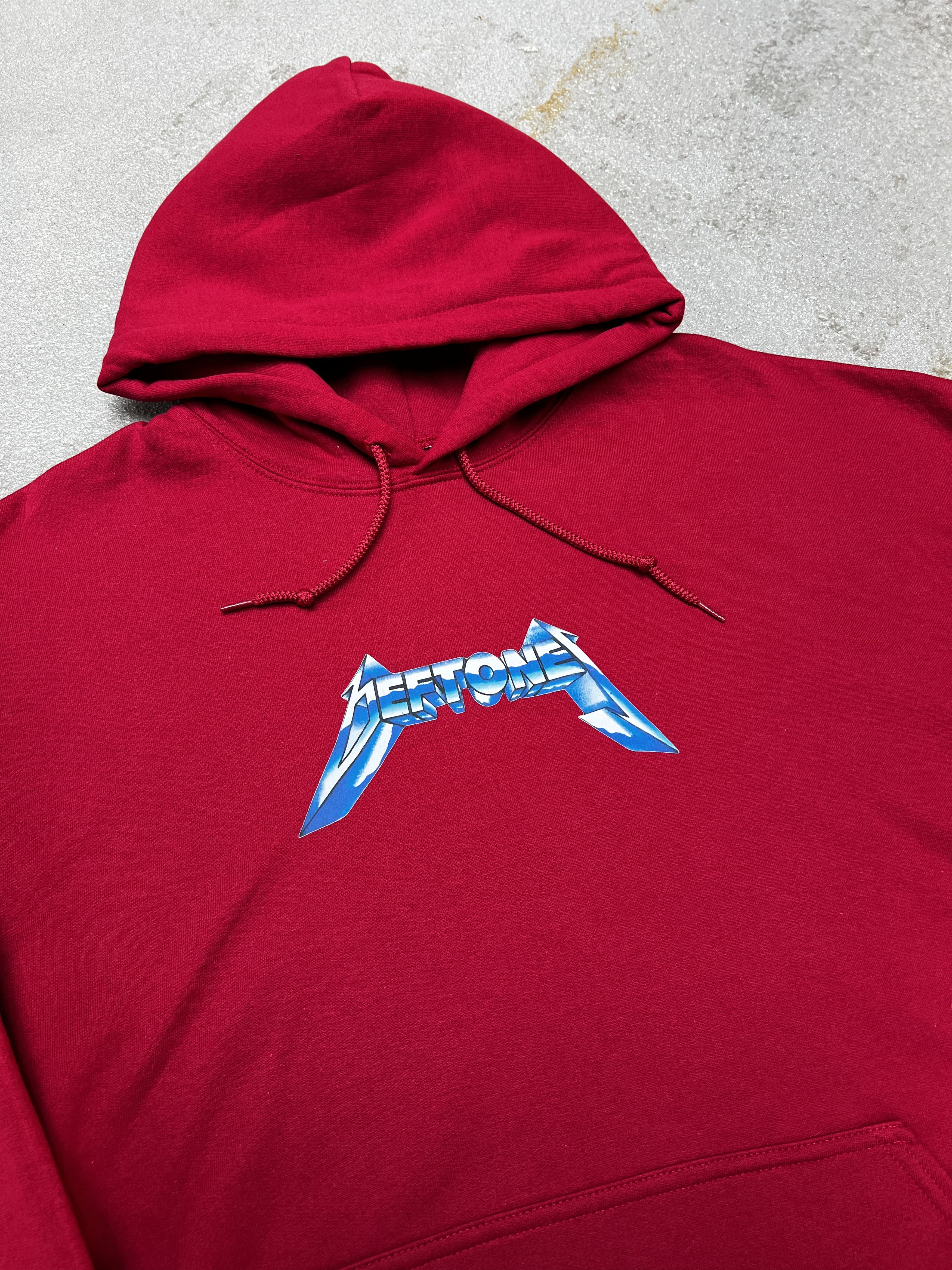 Gildan Deftones Metallica Logo Hoodie Size US XL / EU 56 / 4 - 1 Thumbnail