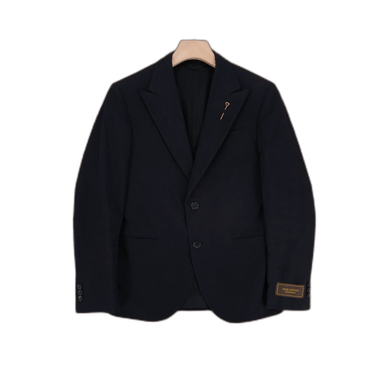 Louis Vuitton Louis Vuitton Black Pin Brooch Embossed Suit Size US M / EU 48-50 / 2 - 1 Thumbnail