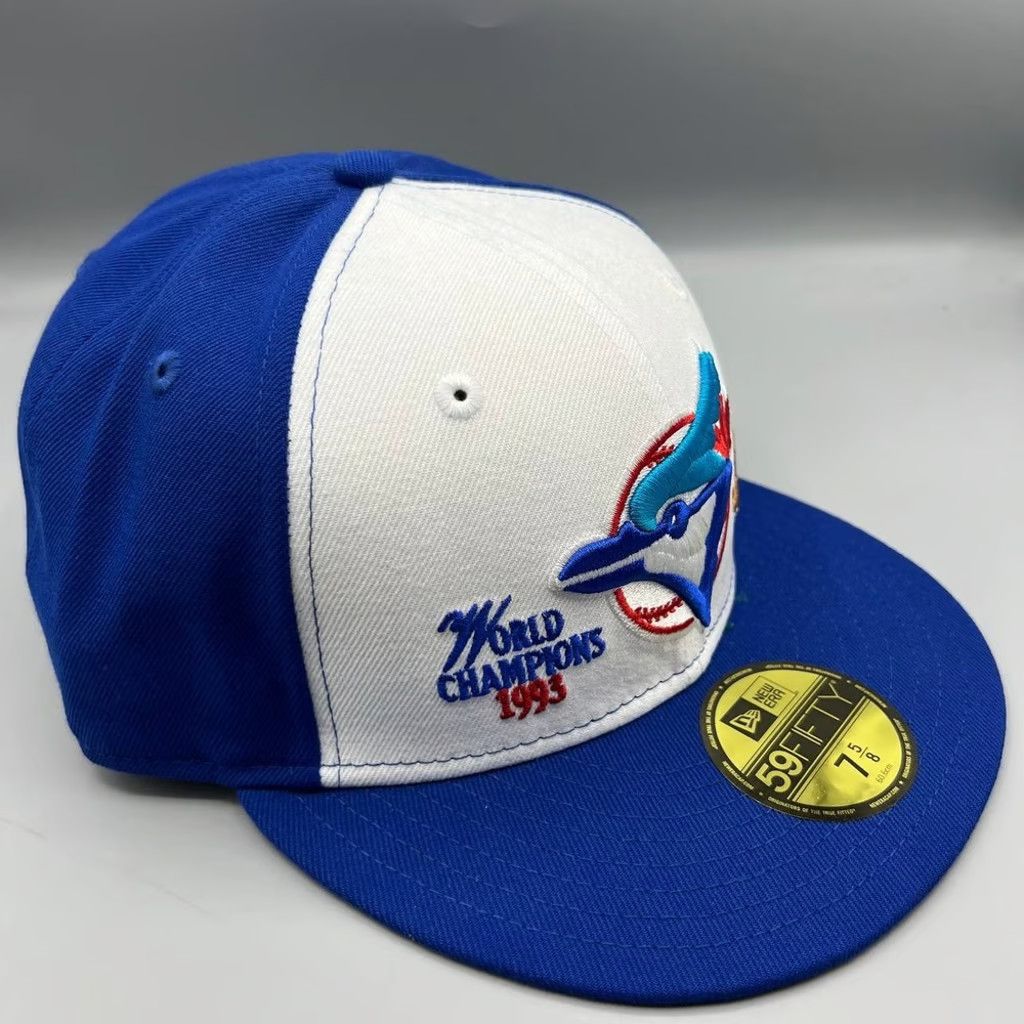 New Era Toronto Blue Jays Hat Men 7 5/8 59Fifty New Era Fitted Cap Size ONE SIZE - 3 Thumbnail