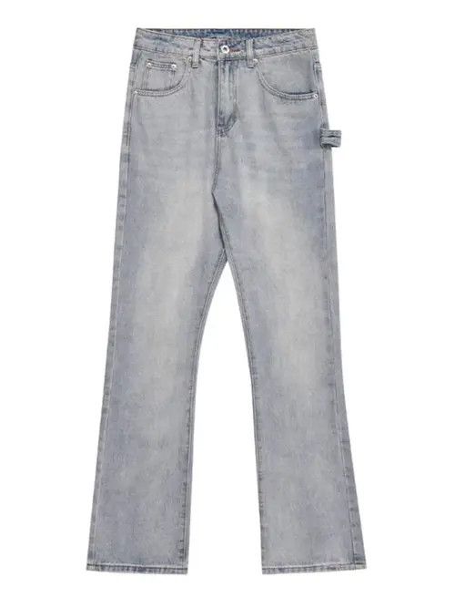 Japanese Brand Vintage street wash casual micro flare lumberjack jeans Size US 32 / EU 48 - 5 Thumbnail