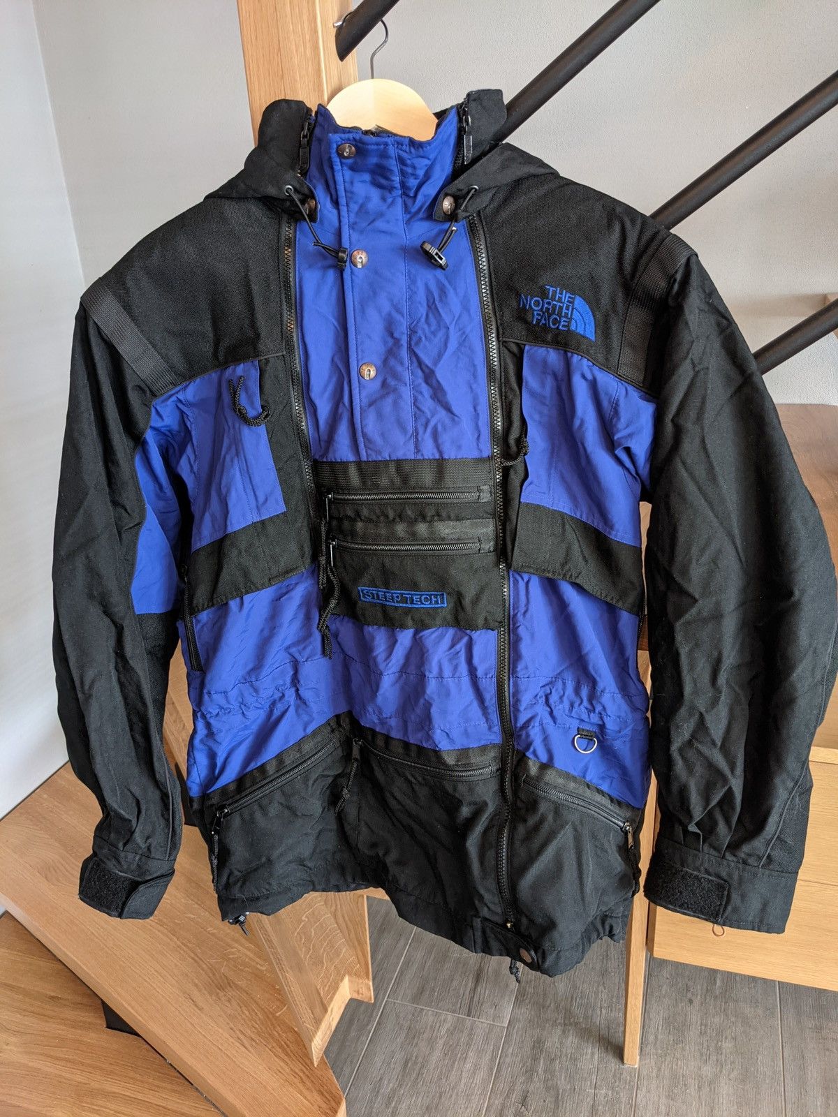 image of The North Face Steep Tech Vintage Jacket Size M in Navy Purple, Men's