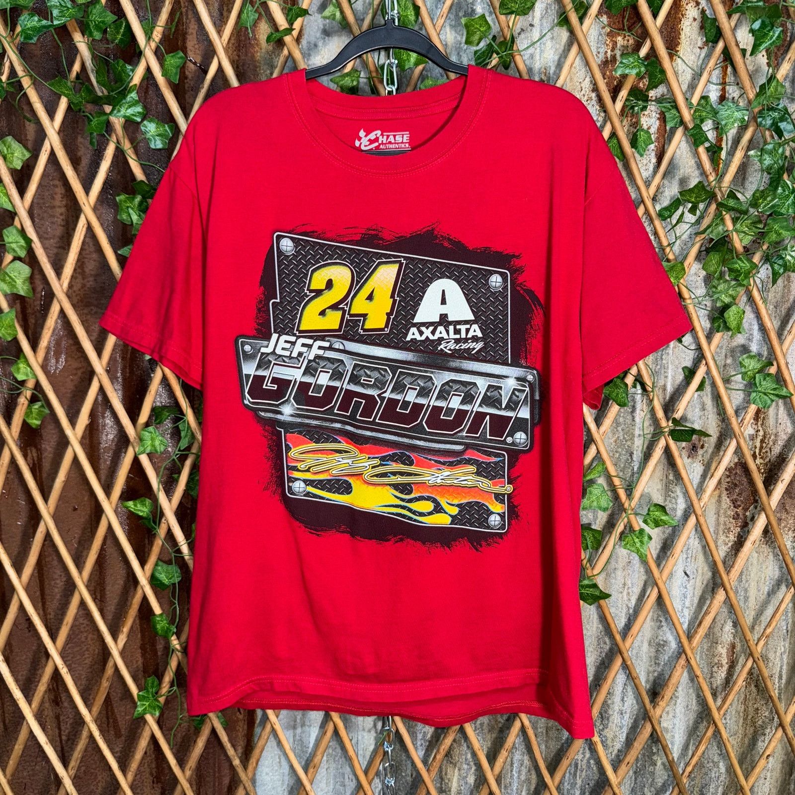 Chase Authentics Vintage Y2K Jeff Gordon 24 flame nascar racing 2000s t-shirt Size US L / EU 52-54 / 3 - 2 Thumbnail