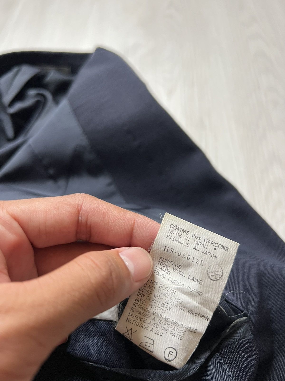 Comme des Garcons Homme Plus Aw1992 Vintage Comme Des Garcons Homme Blazer Jacket Size US L / EU 52-54 / 3 - 6 Thumbnail