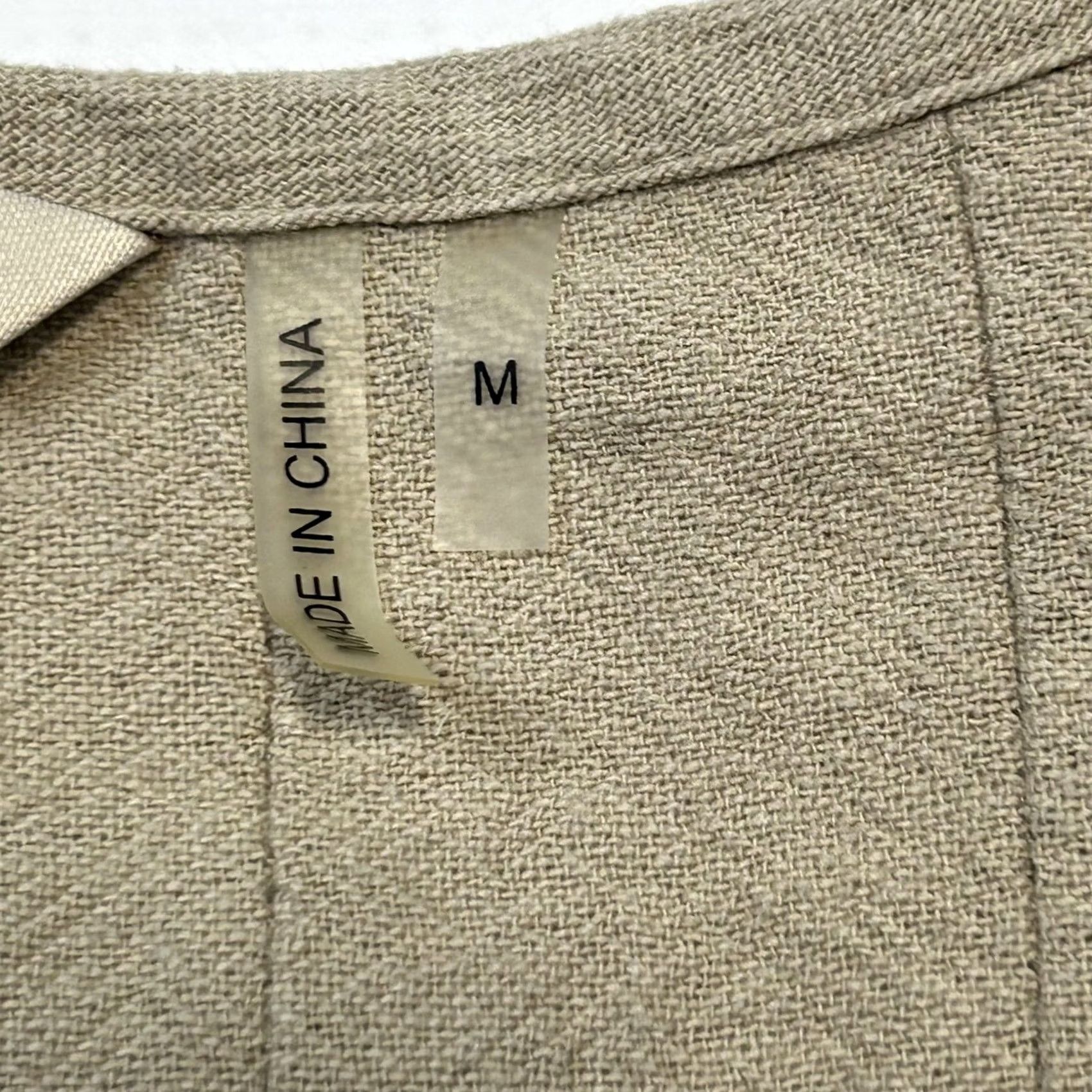 Soft Surroundings Soft Surroundings Sweater Womens Medium Tan Textured Pullover 3/4 Sleeve Cotton Beig Size M / US 6-8 / IT 42-44 - 6 Thumbnail