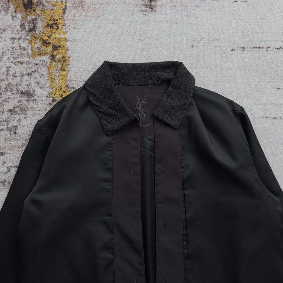 Yves Saint Laurent YVES SAINT LAURENT POUR HOMME BLACK JACKET VINTAGE 90S Size US S / EU 44-46 / 1 - 3 Thumbnail