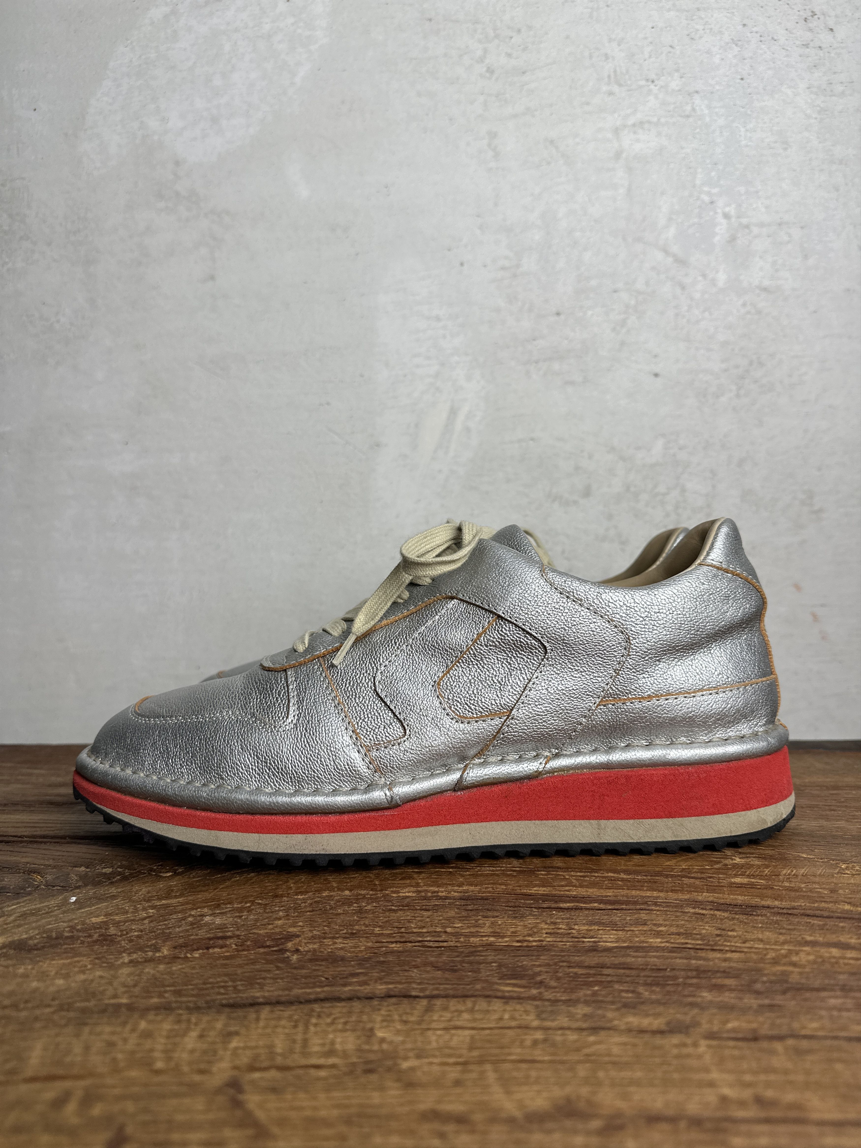 Maison Margiela Maison Martin Margiela 2014 San Crispino Silver Sneakers Size US 6.5 / EU 39-40 - 2 Thumbnail