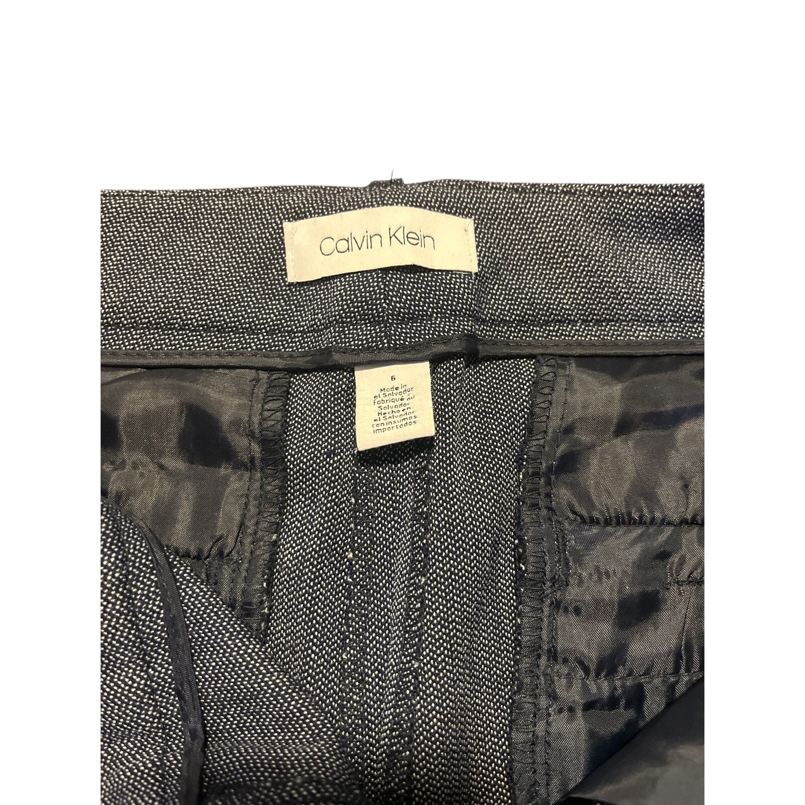 Calvin Klein Trousers slacks Pants Size 6 career business office Preppy Size 28" / US 6 / IT 42 - 3 Thumbnail