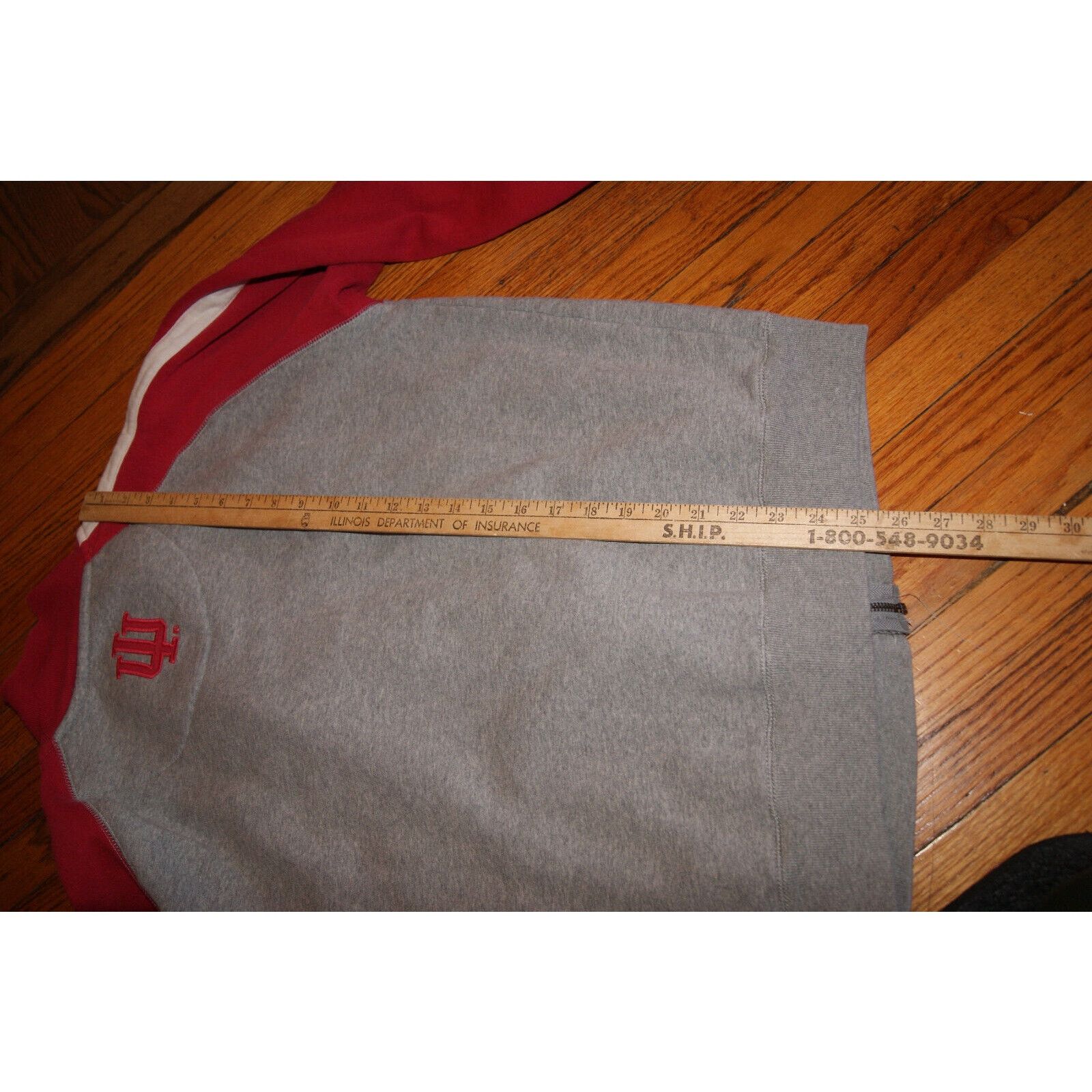 Other Indiana Hoosiers Campus Heritage Men L Sweatshirt Jacket Zip Size US L / EU 52-54 / 3 - 8 Thumbnail