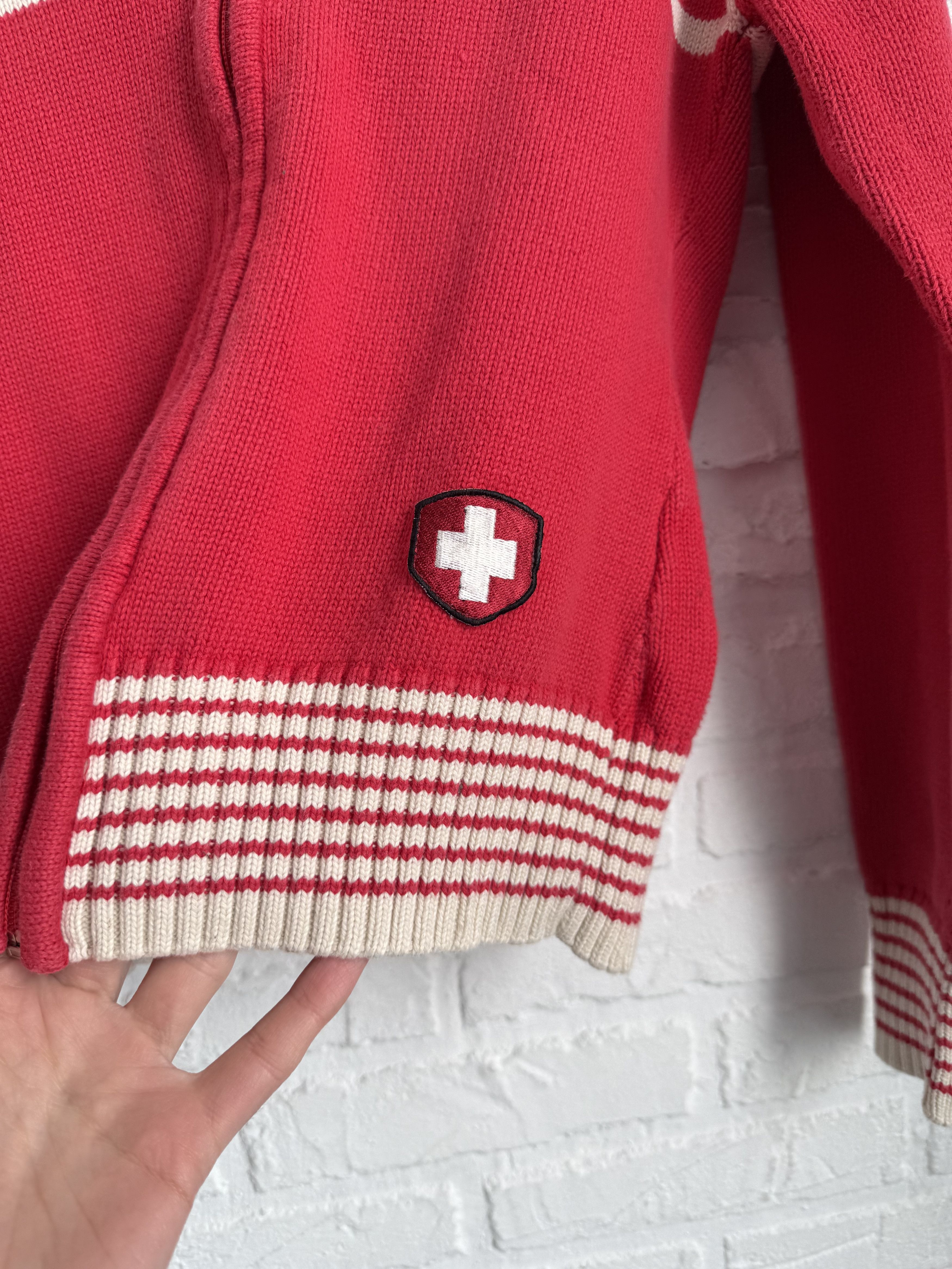 Other Y2K DATCH St. Moritz 1966 Zip Up Knit Sweater Olympic Games Size US S / EU 44-46 / 1 - 7 Thumbnail