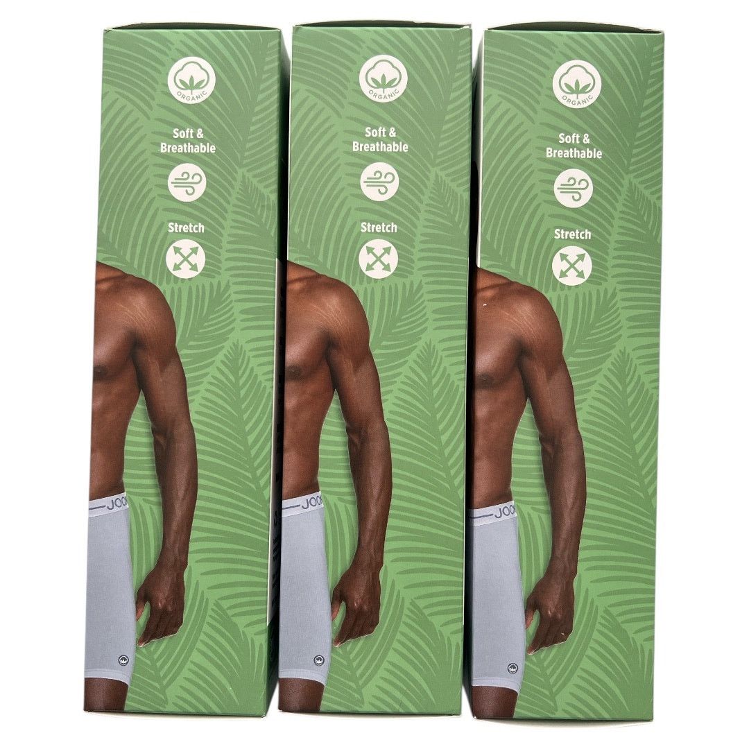 Jockey LOT 3 JOCKEY 9.5" Long Leg Boxer Brief-3 Pack, S Size ONE SIZE - 4 Thumbnail