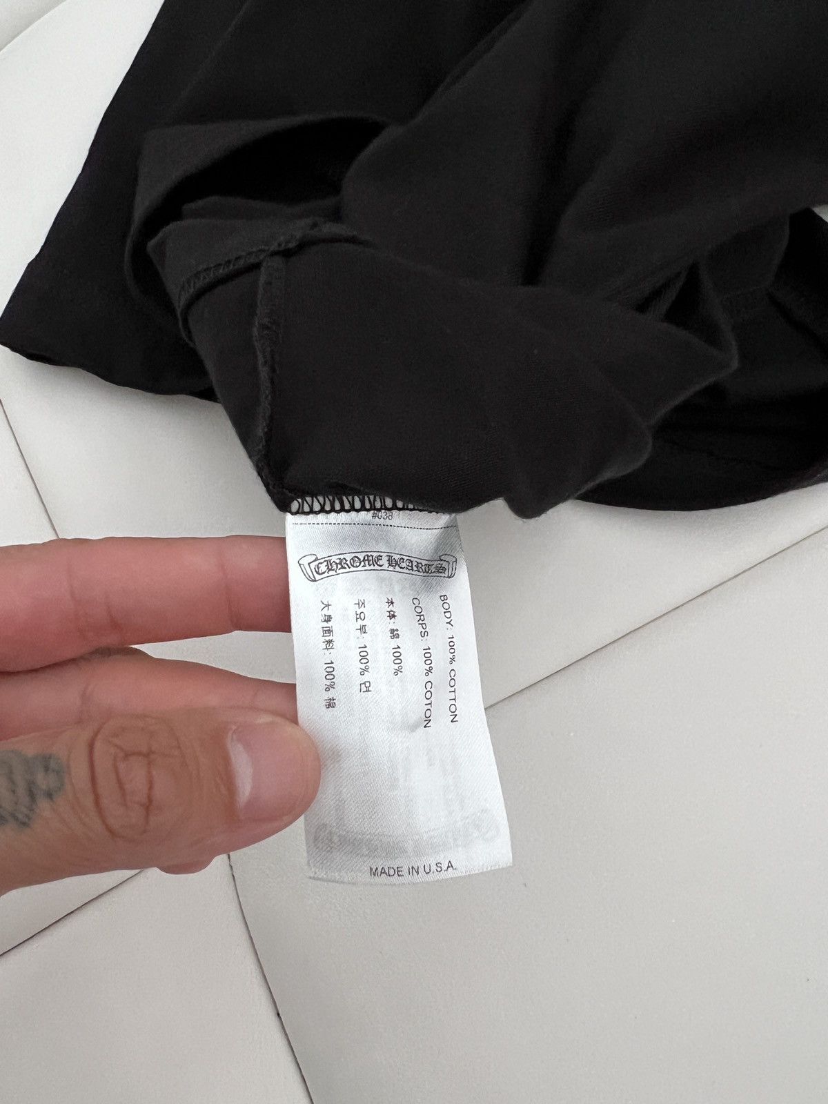 Chrome Hearts Chrome hearts logo t shirt Size US XL / EU 56 / 4 - 4 Thumbnail